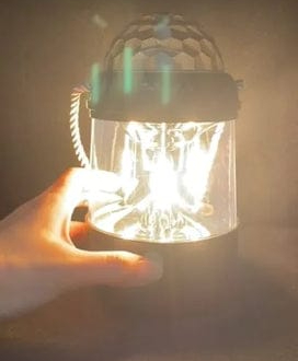 2 In 1 Fancy Stage Light With Usb Cable Outdoor Solar Light