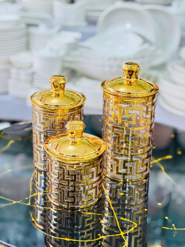 3 Pcs Best Quality Acrylic Jar