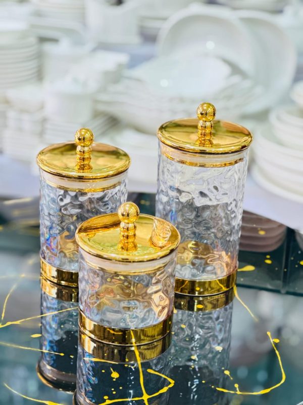 3 Pcs Best Quality  Acrylic Jar