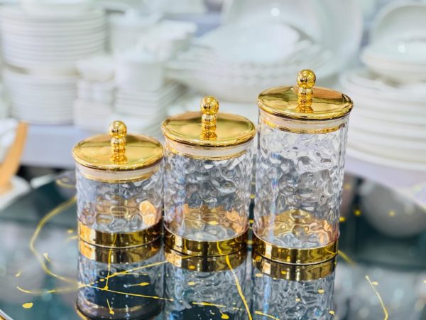 3 Pcs Best Quality  Acrylic Jar