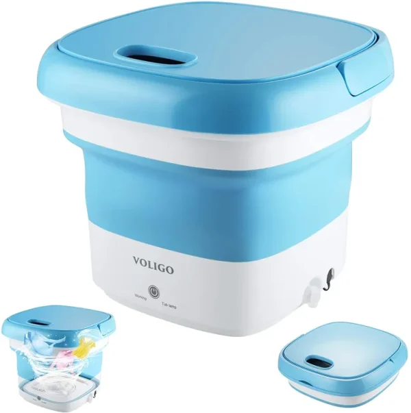Semi-automatic Mini Folding Washing Machine With Dryer
