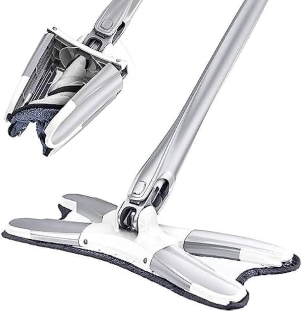 X Mop Manual Extrusion Hand-free Flat