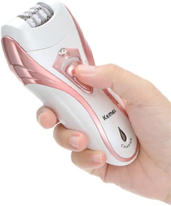 Kemei 3 in 1 Callus Remover With Extra Lady Epilator And Shaving
