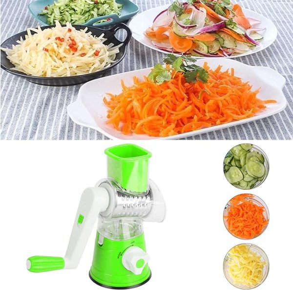 3-in-1 Tabletop Drum Grater