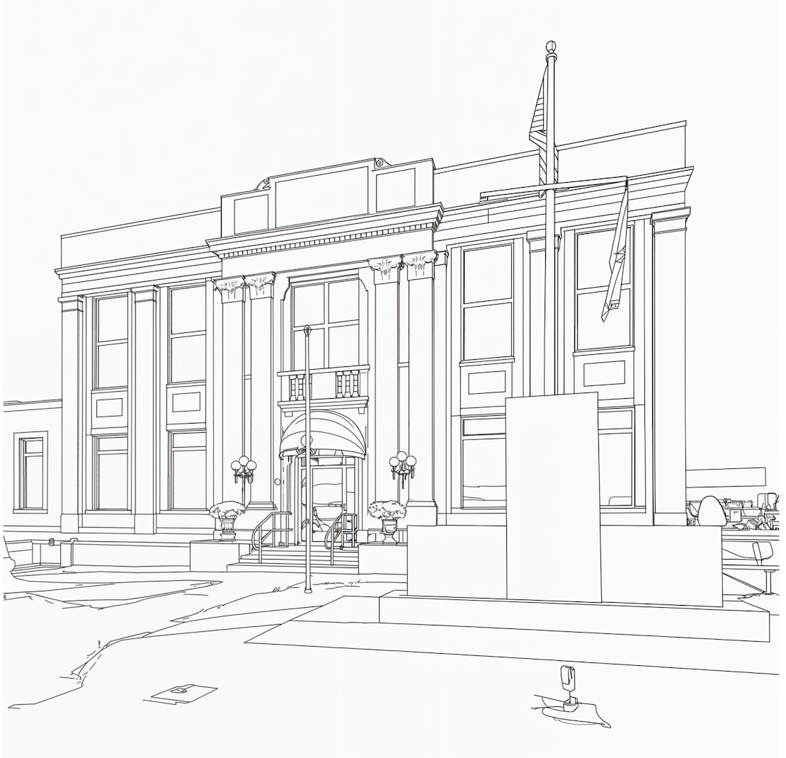 Macon County Courthouse 1932