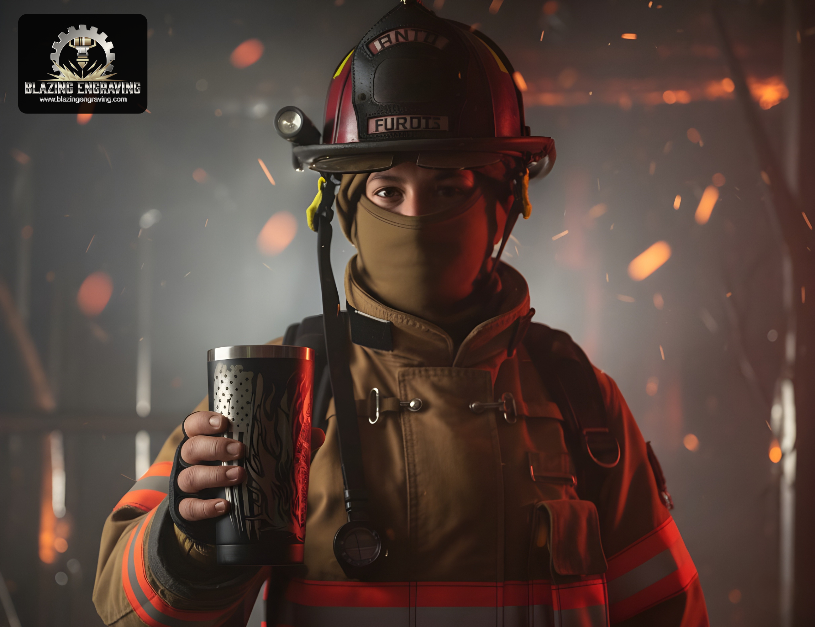Firefighter - Stainless Steel Tumbler