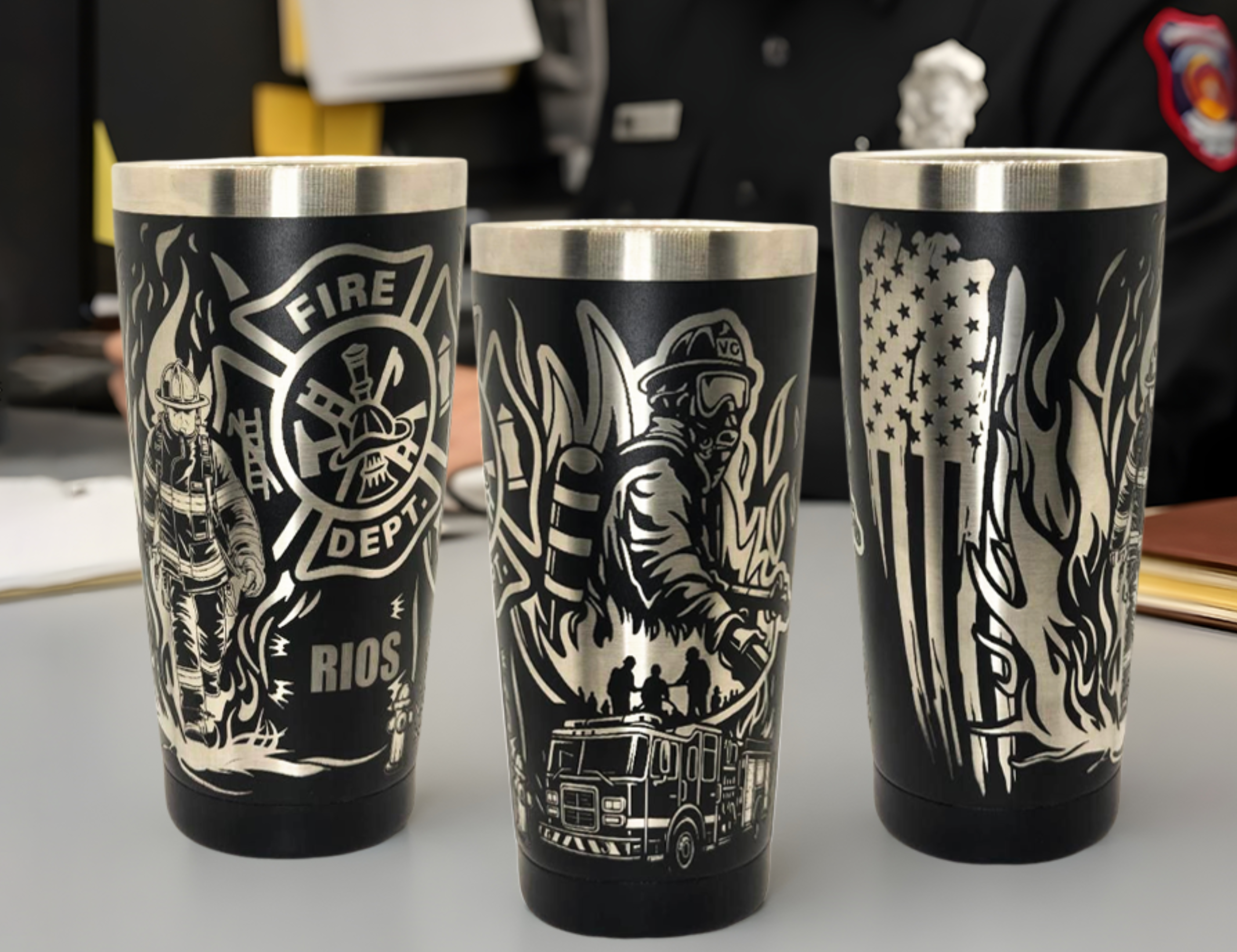 Firefighter - Stainless Steel Tumbler