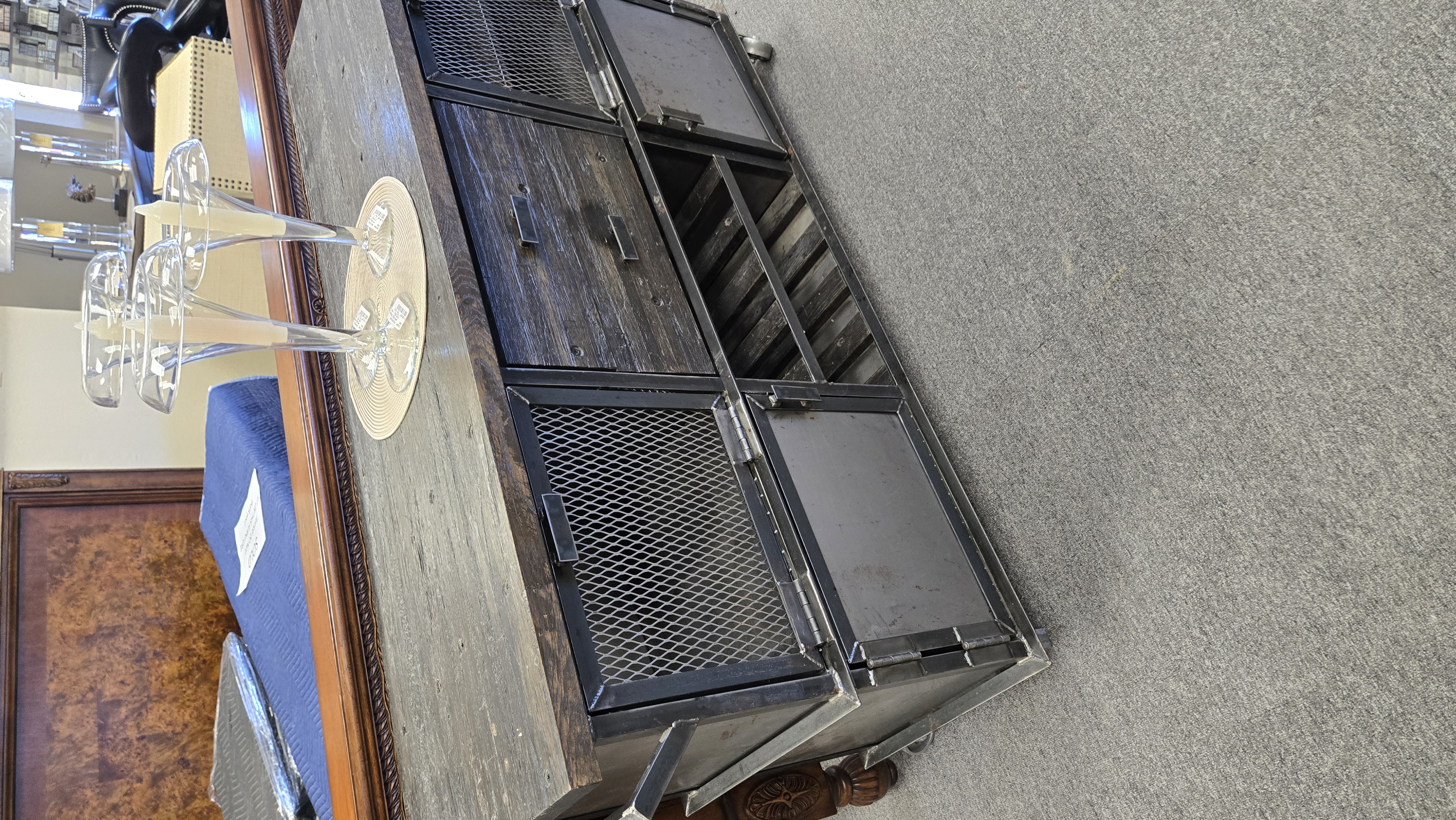 Industrial Metal Sideboard