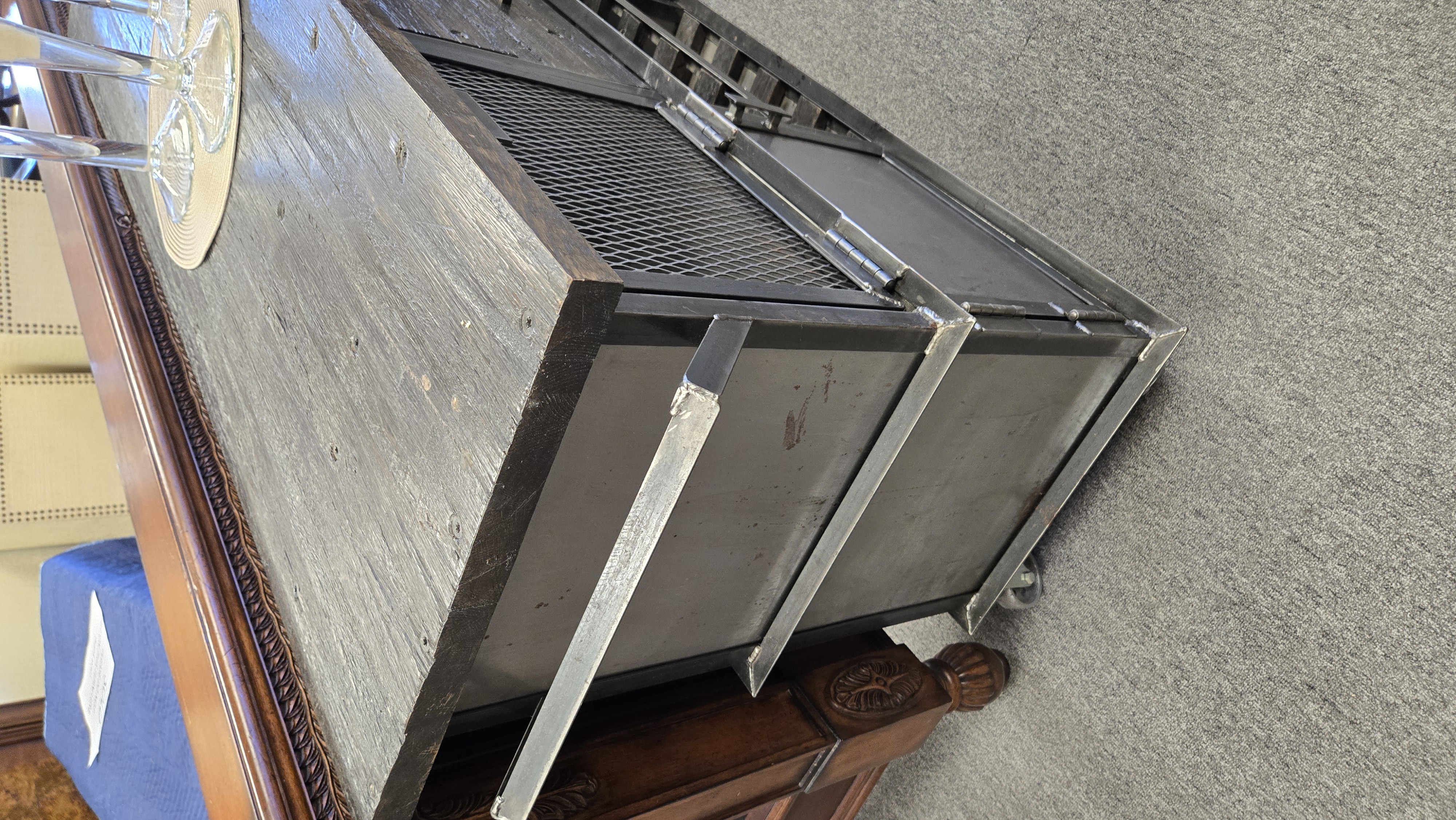 Industrial Metal Sideboard