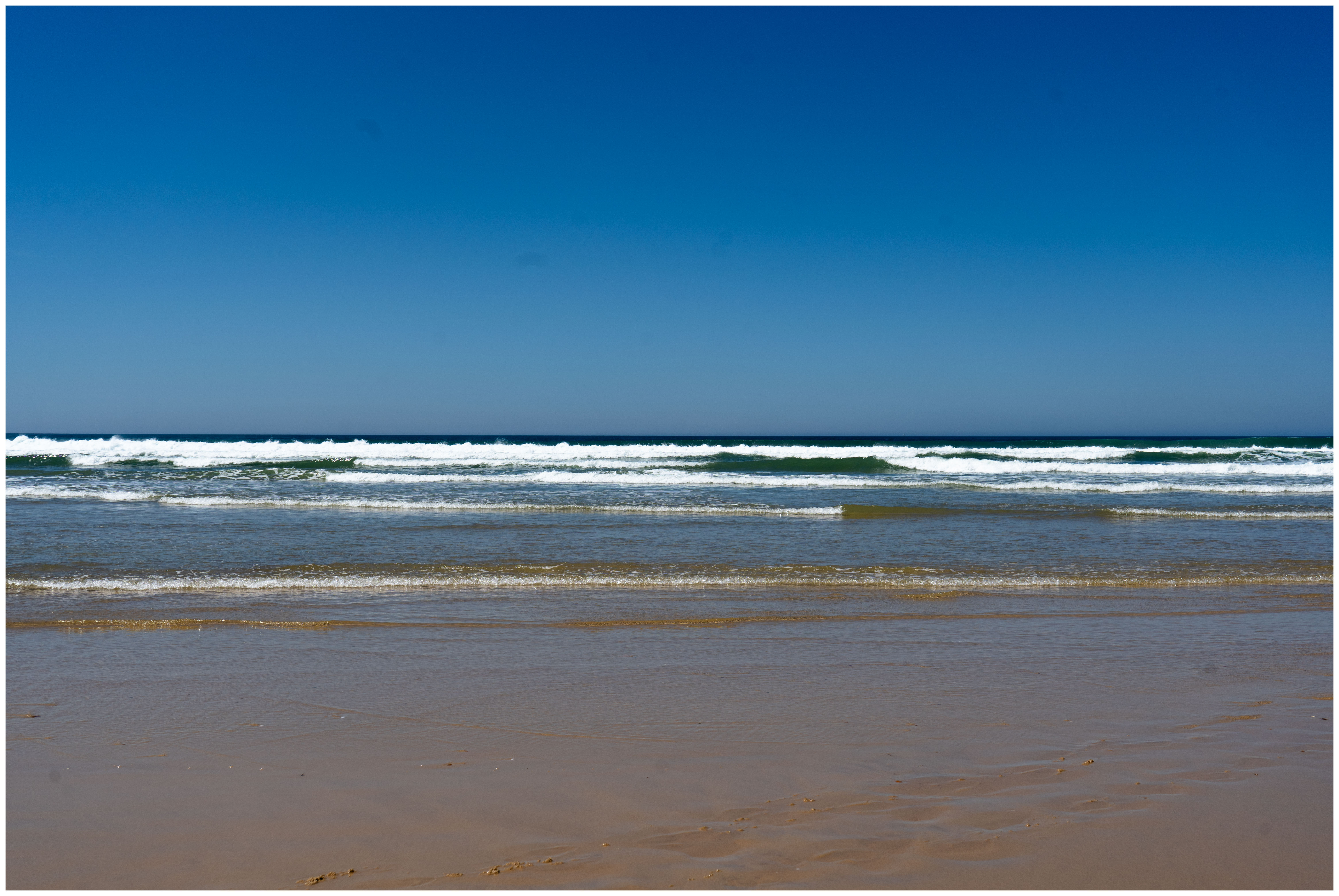Carte postale des vagues à la plage de Vieux Boucau