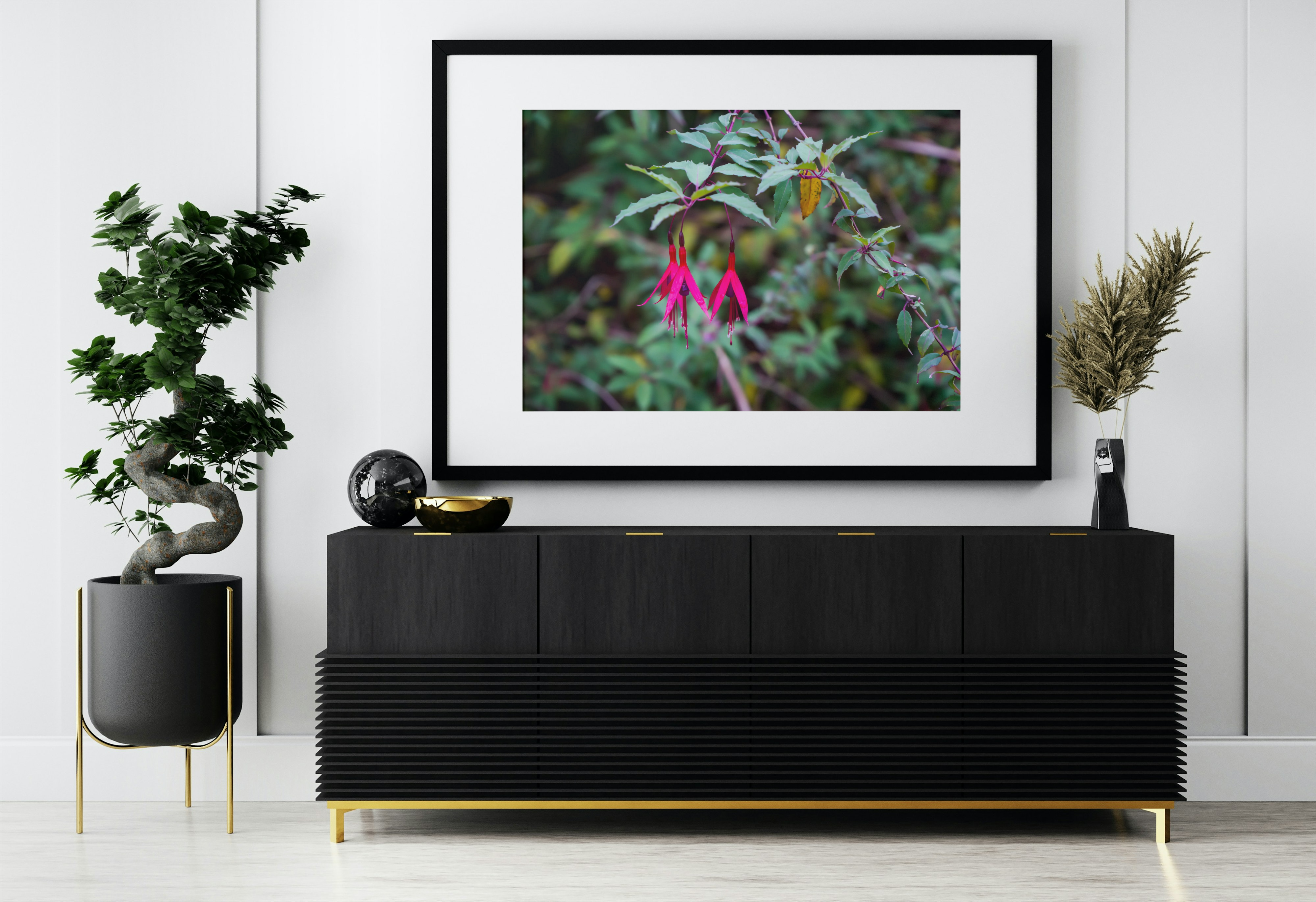 Deux fleurs de fuchsias