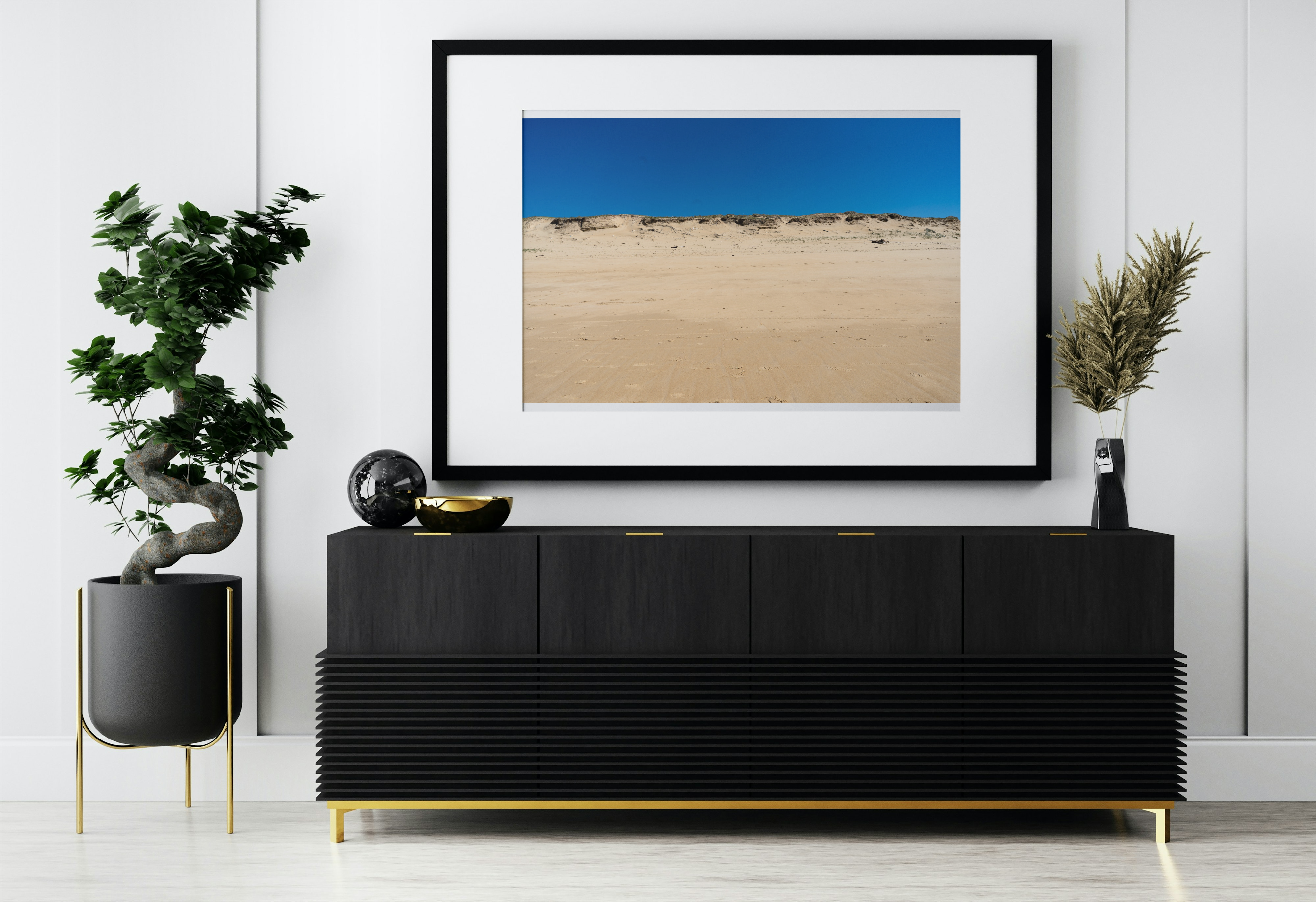 Montagne d'une dune de sable