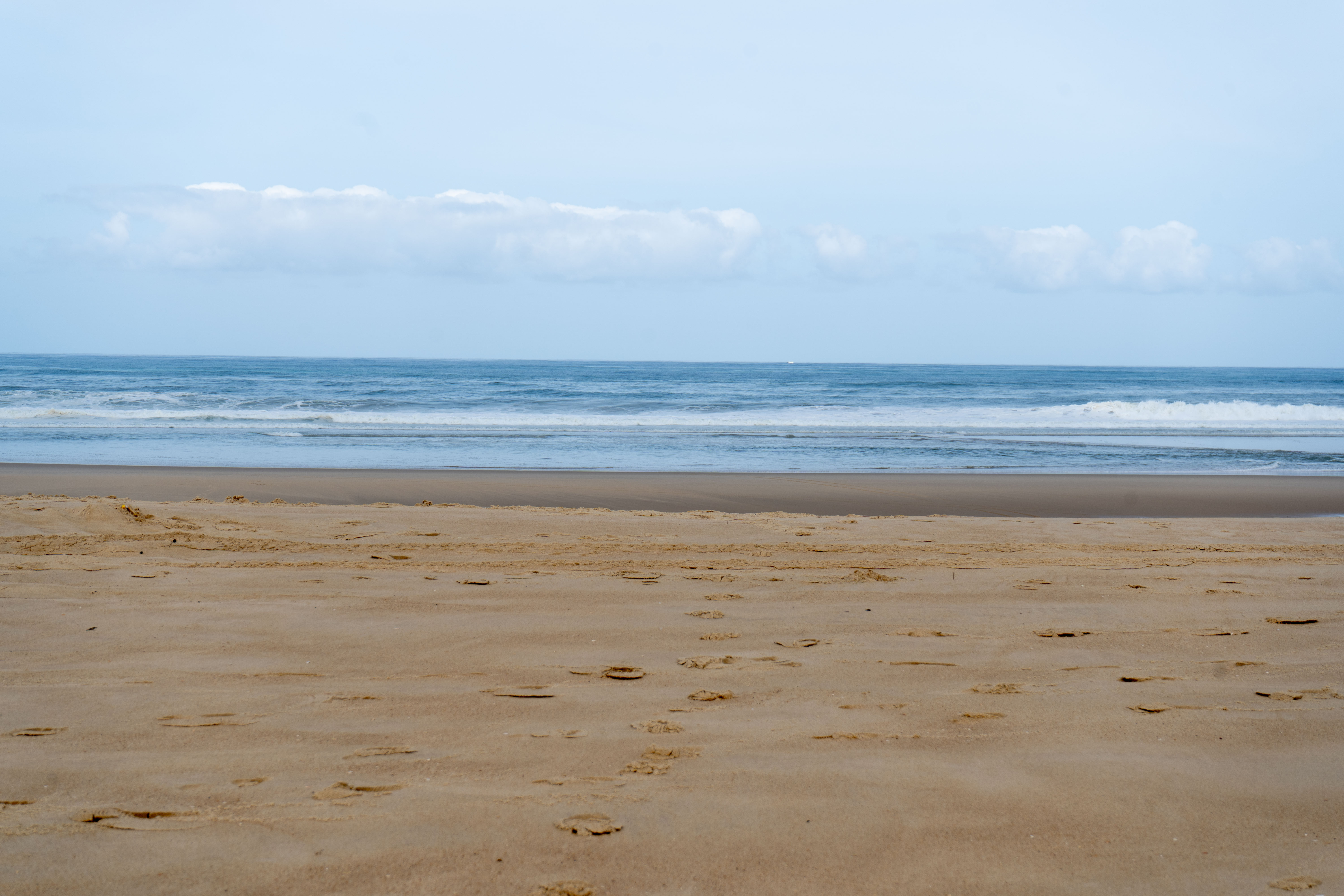 Panorama de la plage de Vieux Boucau