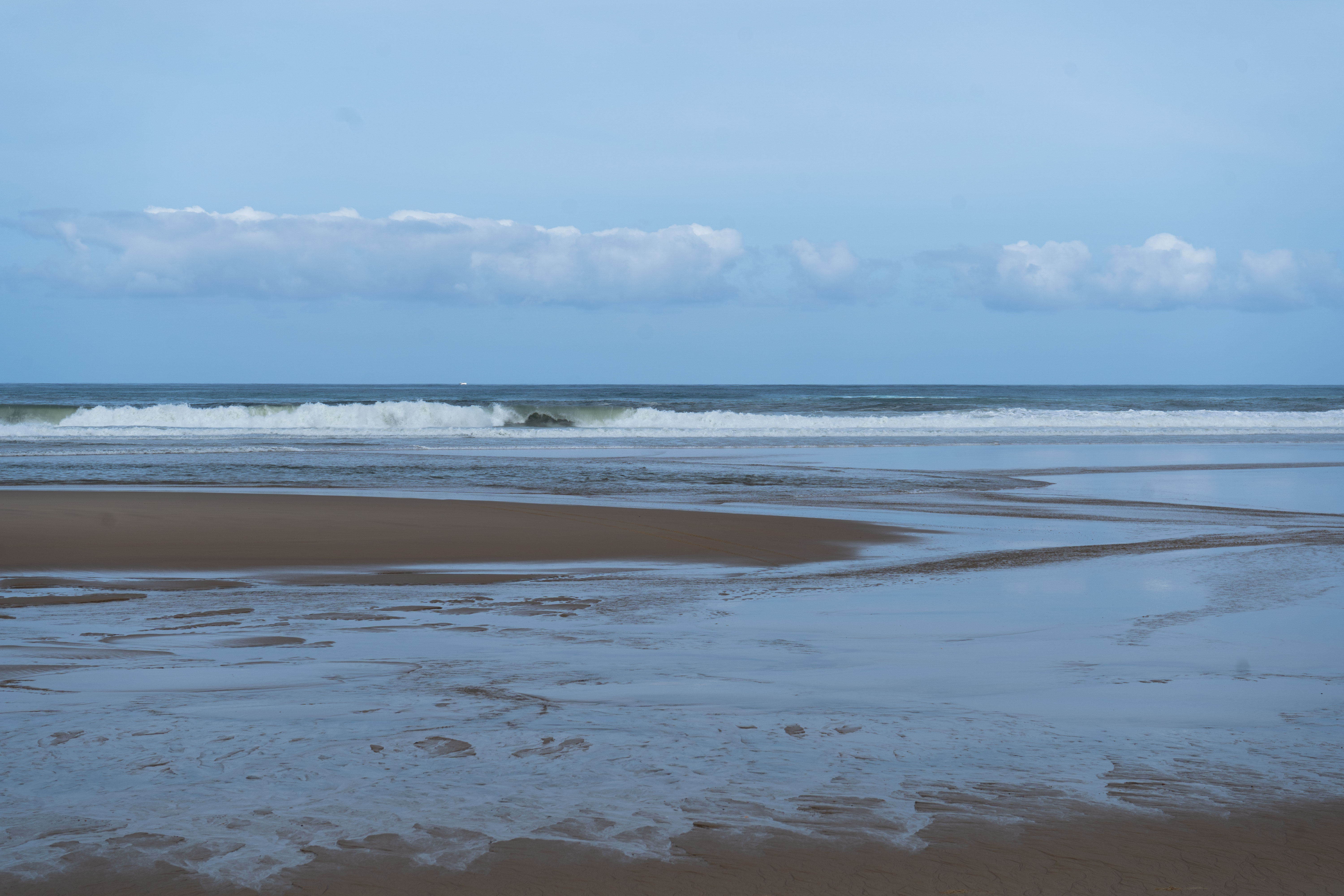 Des vagues sur la plage de Vieux Boucau