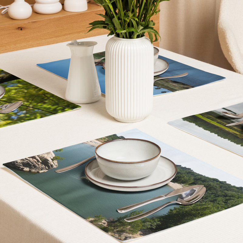 Lot de 4 Sets de Table – Collection Nature & Paysages de France | Photographies d'Art Originales