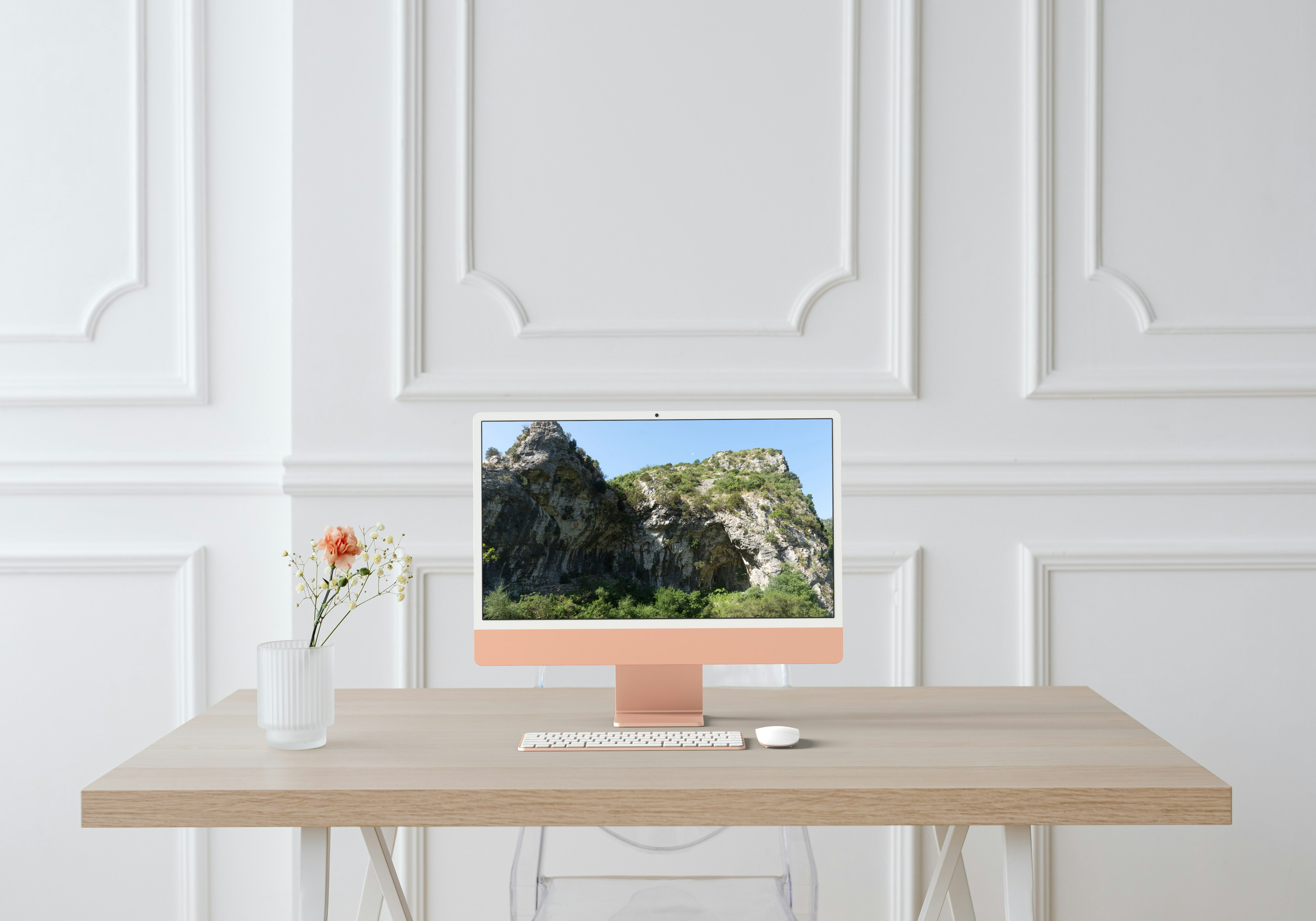 Photo montagnes prise à Saint-Guilhem-le Désert