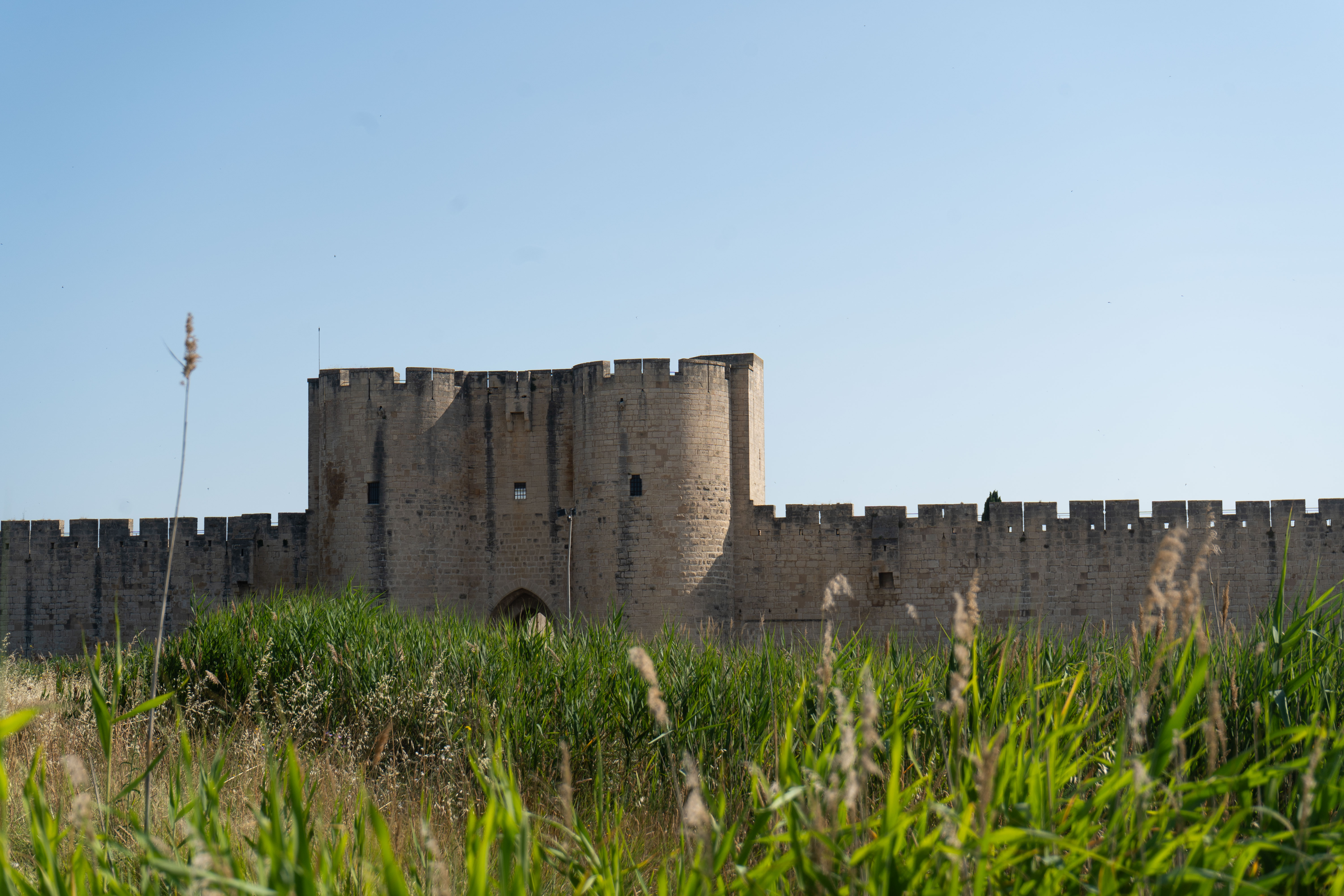 Photo nature de la forteresse d'Aigues Mortes