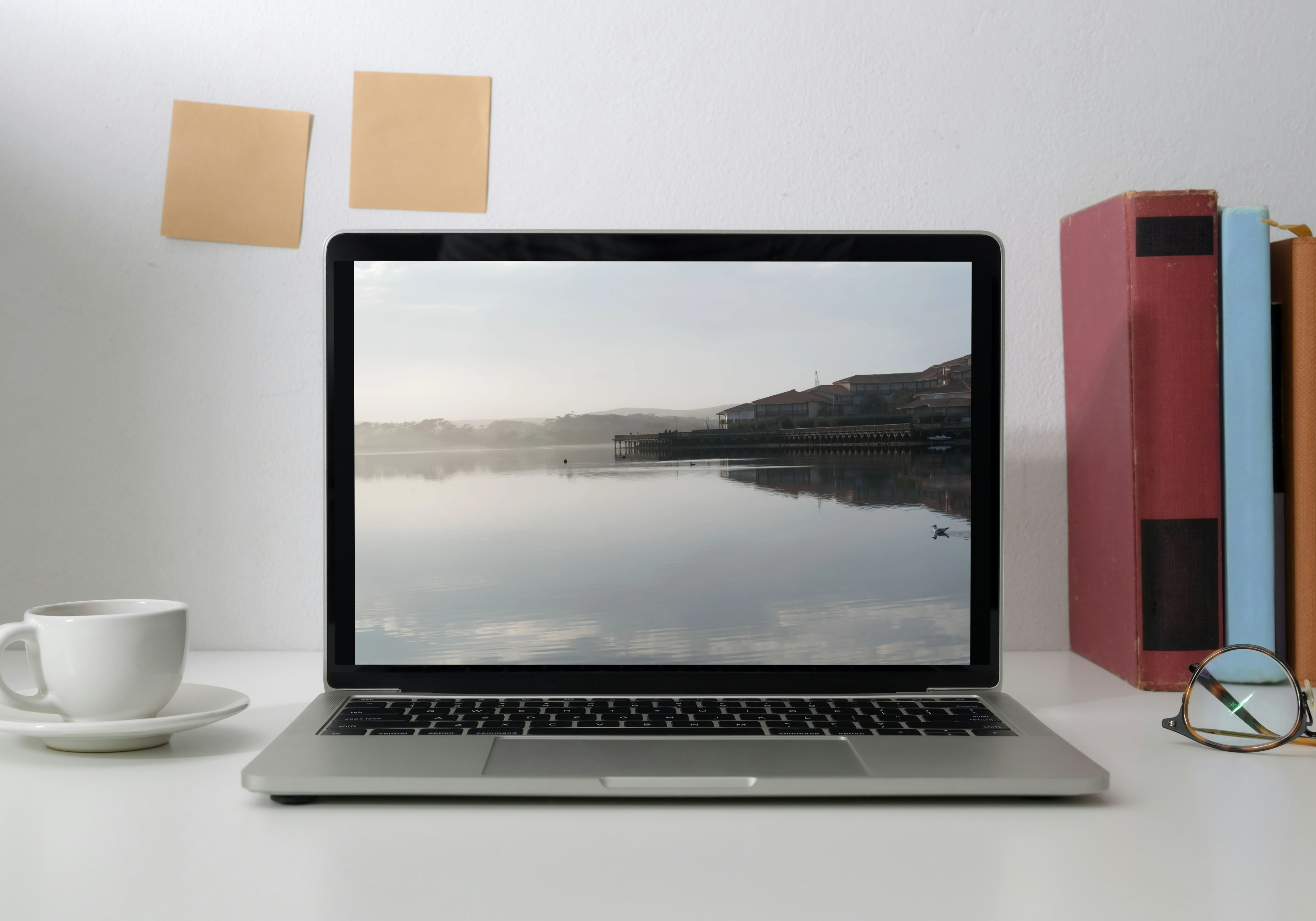 Paysage mystique de Vieux-Boucau dans la brume