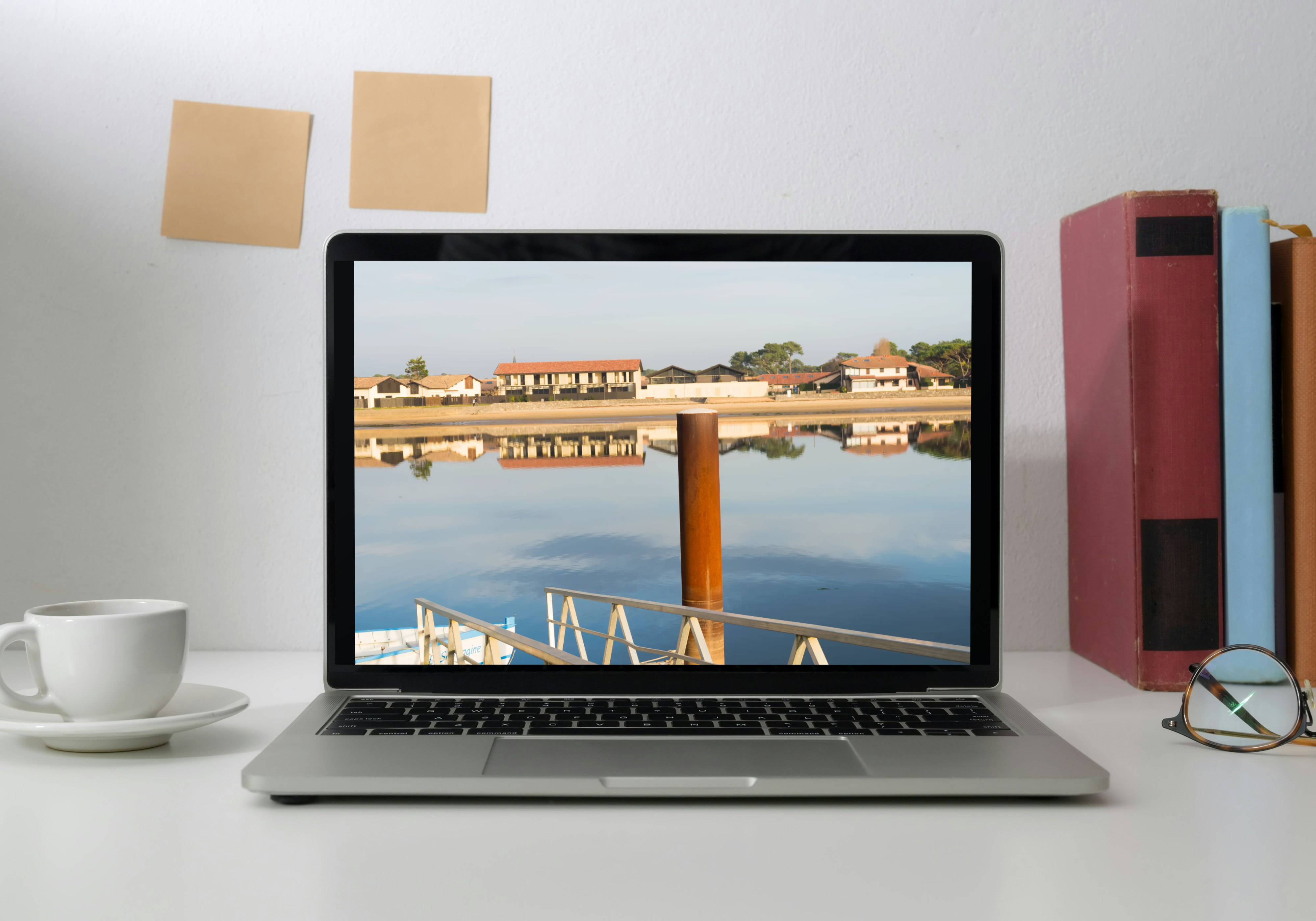 Lac de Vieux-Boucau vu depuis le pont – Photo paysage apaisant