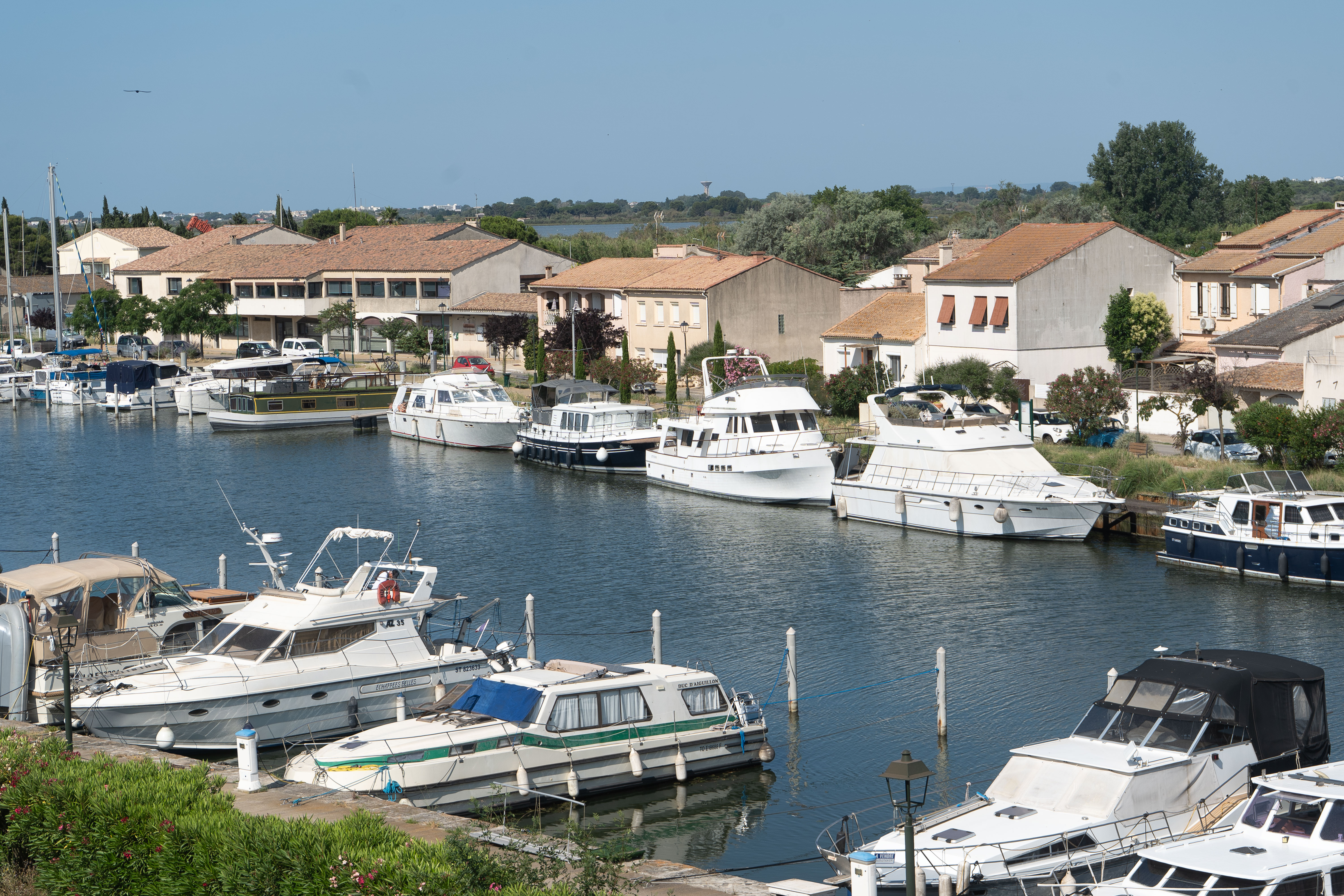 Photo du port d'Aigues Mortes pris en macro