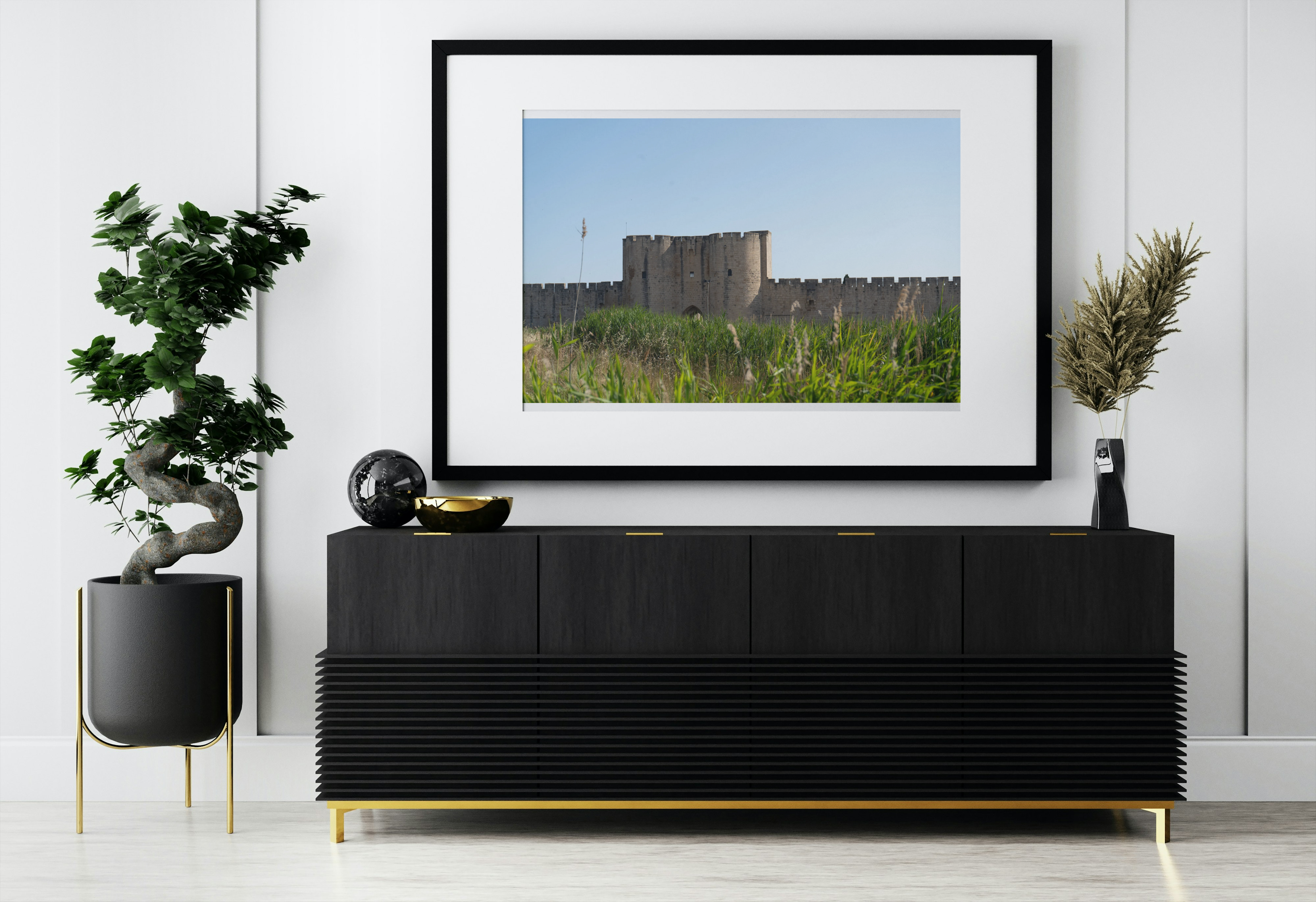 Photo nature de la forteresse d'Aigues Mortes