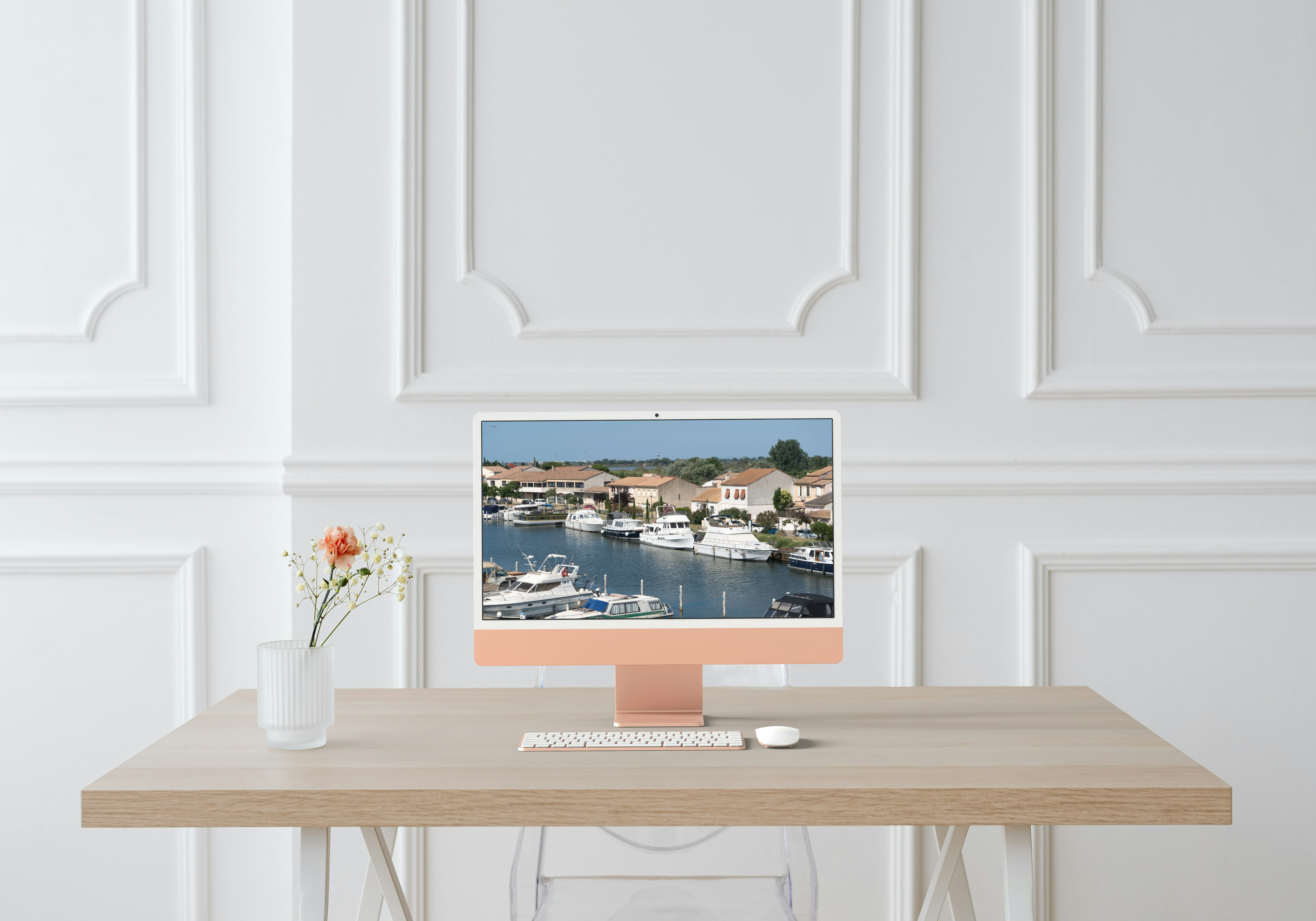 Photo du port d'Aigues Mortes pris en macro
