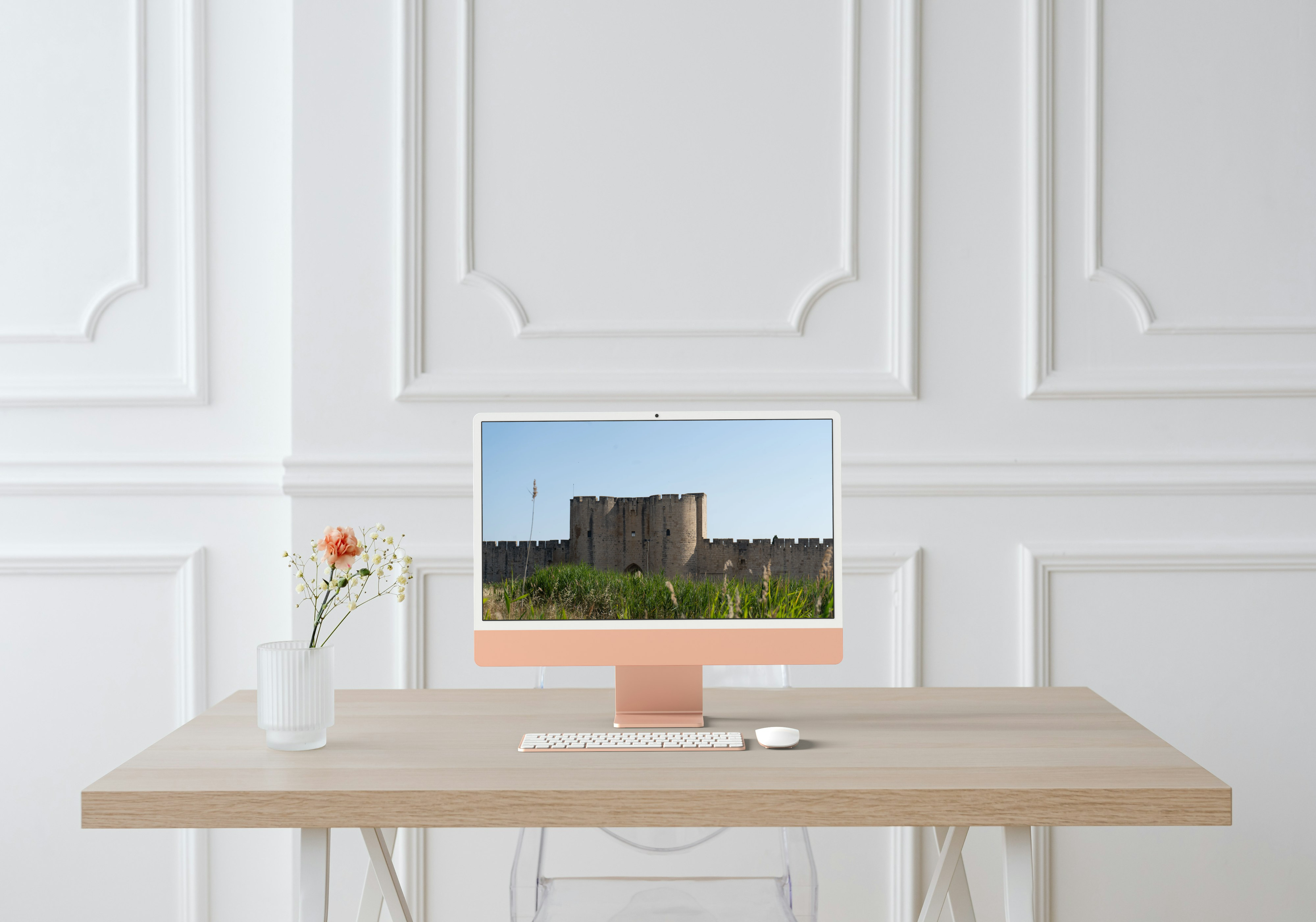 Photo nature de la forteresse d'Aigues Mortes