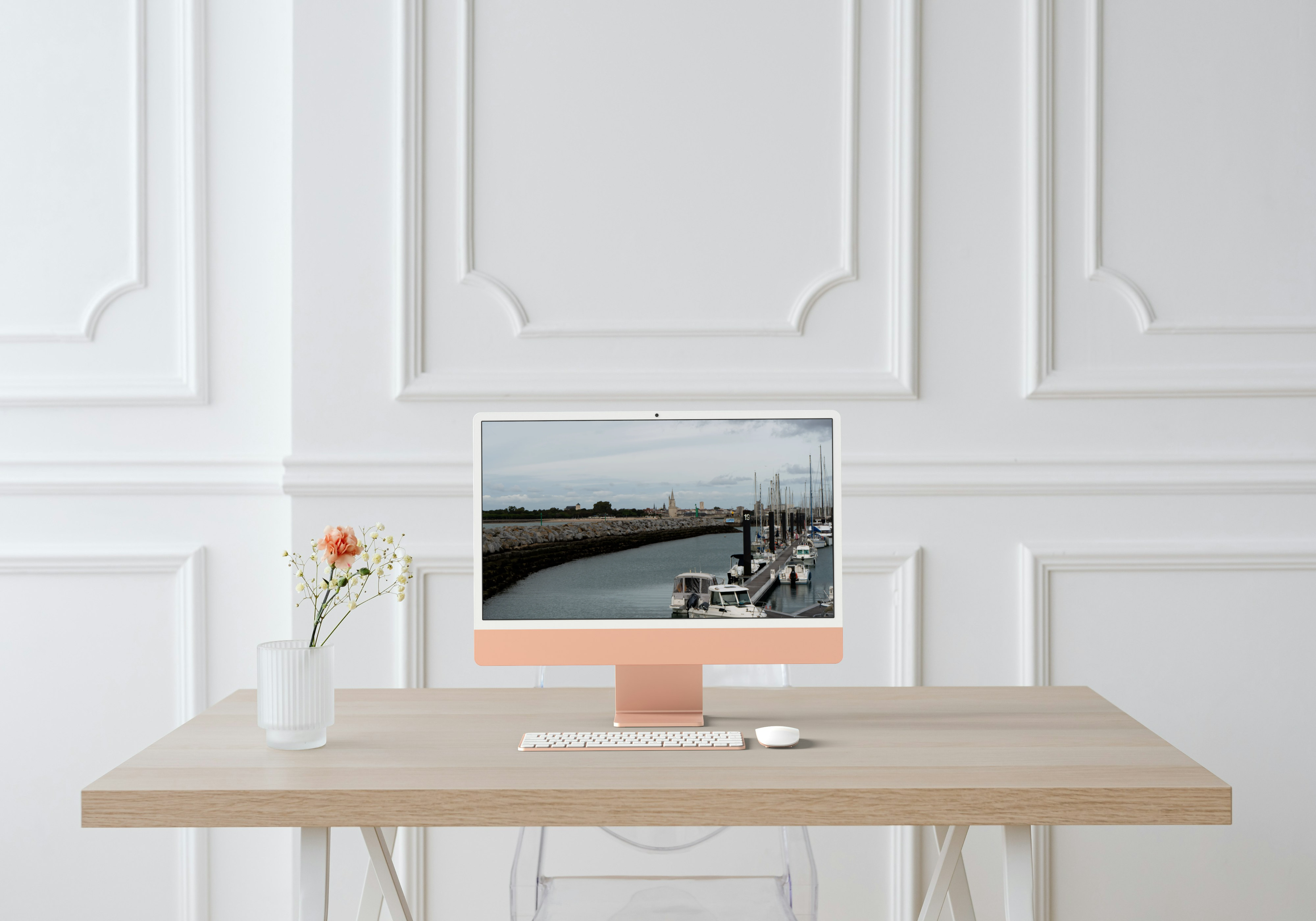 Photographie du Port des Minimes à La Rochelle avec vue sur les Tours Historiques – Art mural côtier