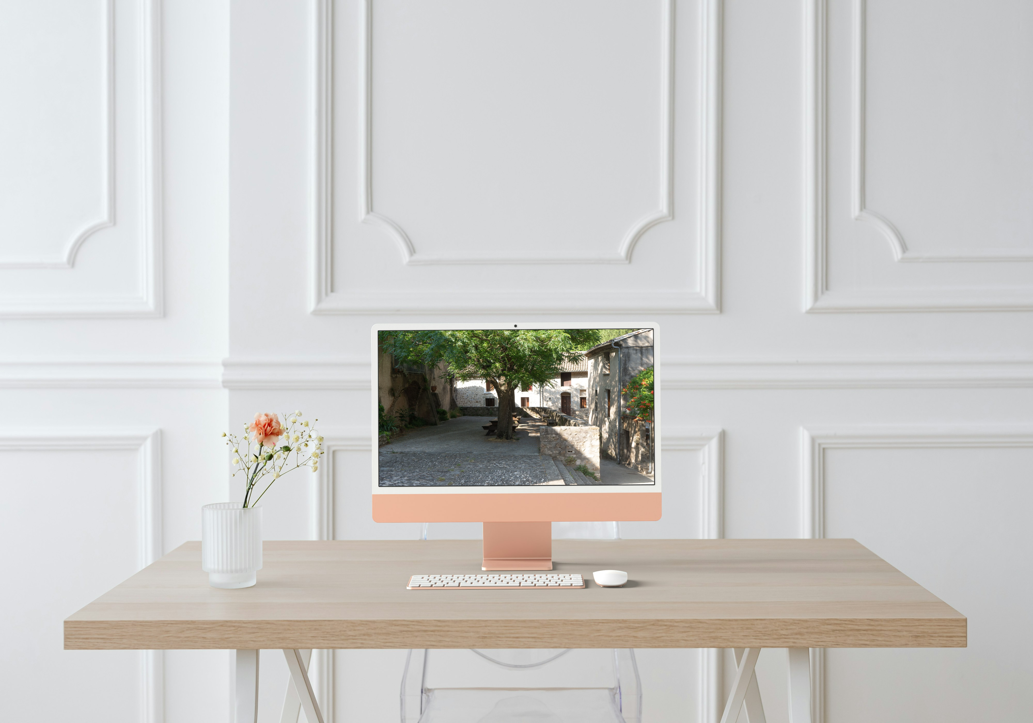Photo d'une place prise à Saint-Guilhem-le Désert
