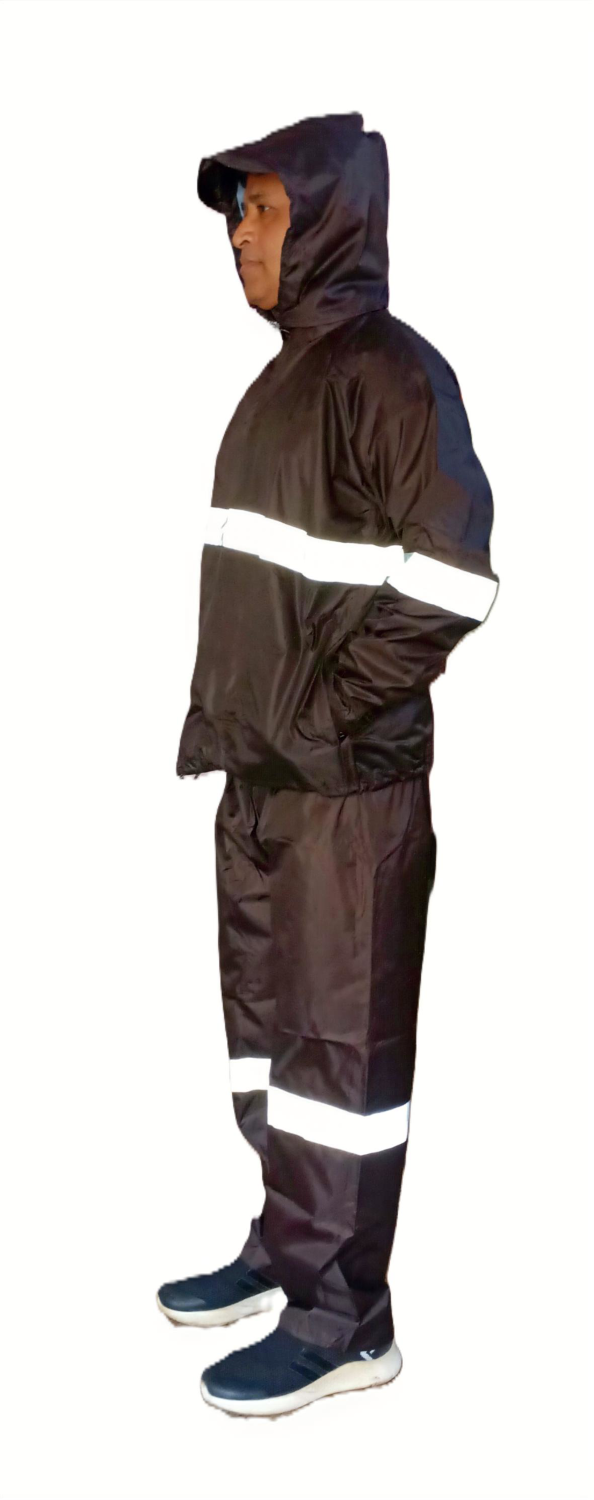 High Visibility Waterproof Rainwear for Delhi Metro Rail Corporation (DMRC) Staff