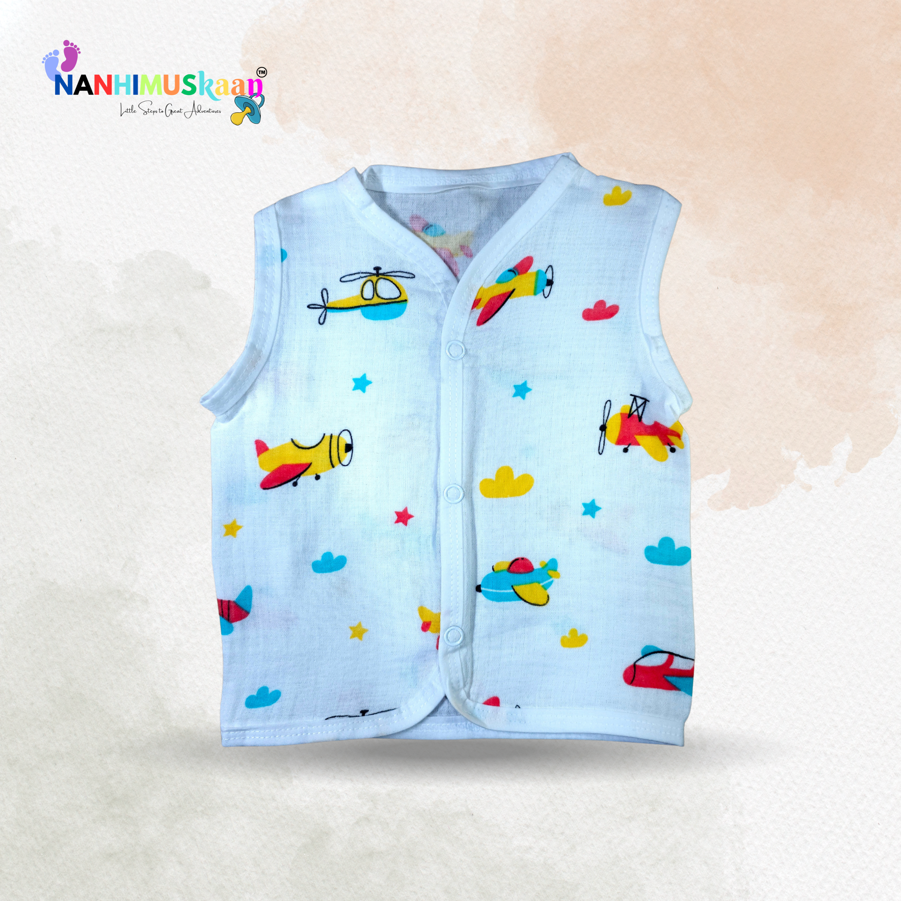 Muslin Cloth Sleeveless Jabalas 