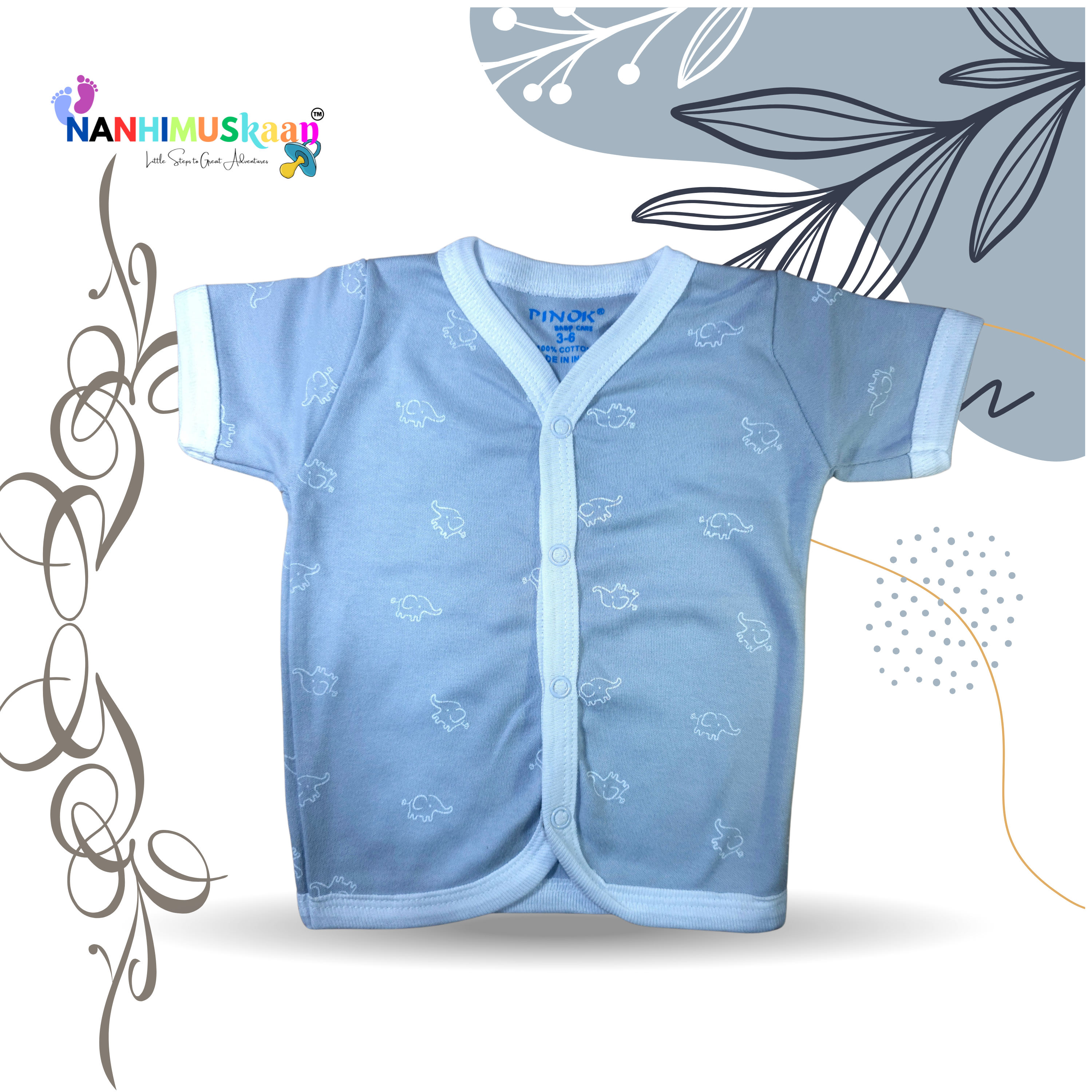 Pure Cotton half sleeve Jabalas 