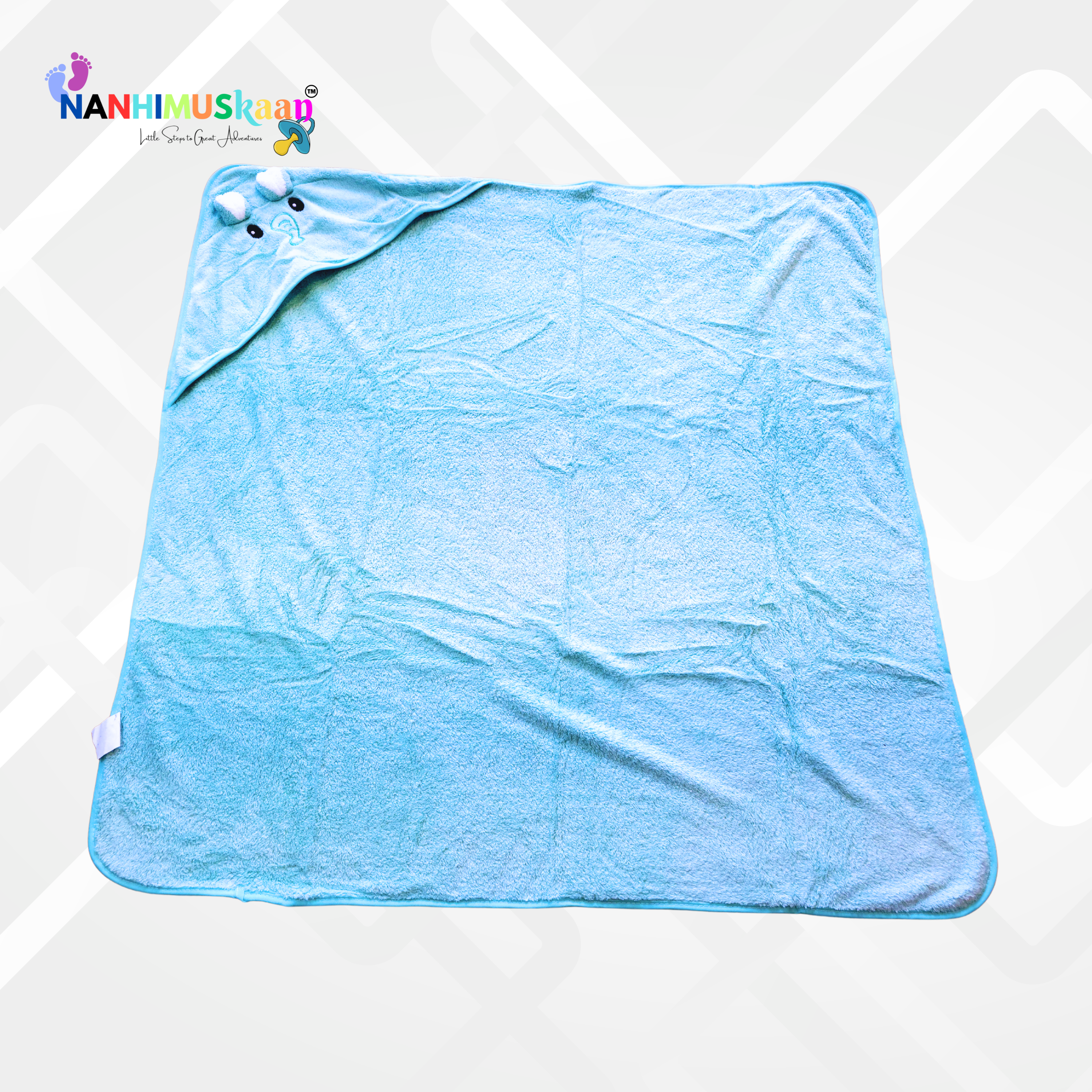 Nanhi Muskaans Hooded bath towel for Baby