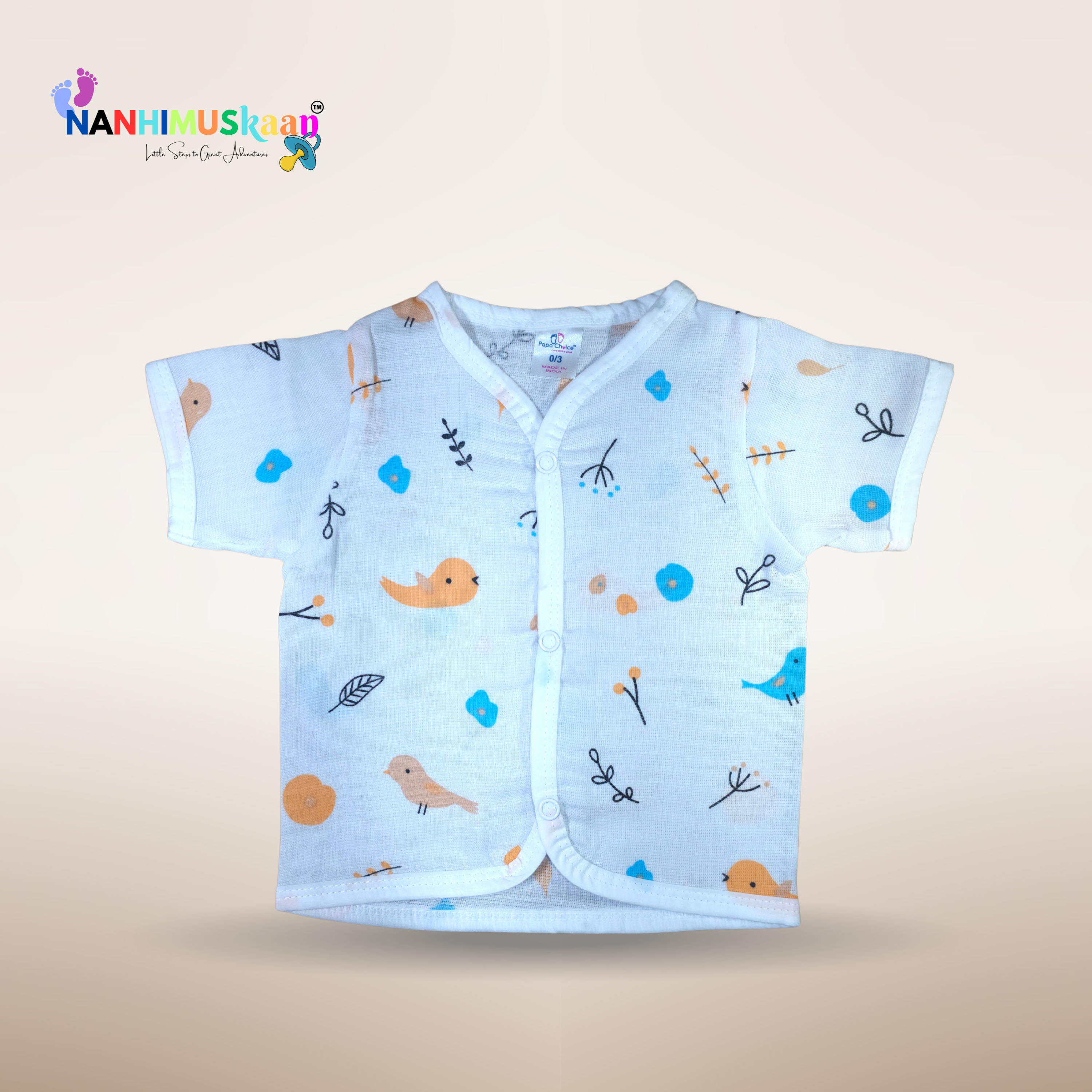 Muslin Cloth Half Sleeve Jabalas