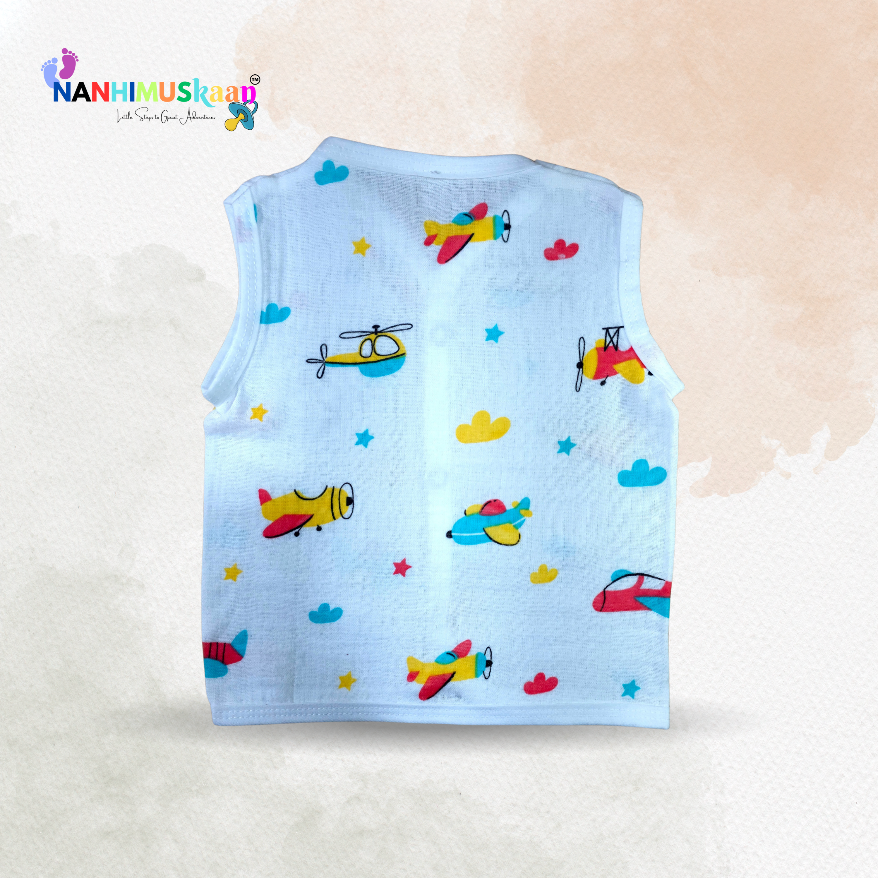 Muslin Cloth Sleeveless Jabalas 