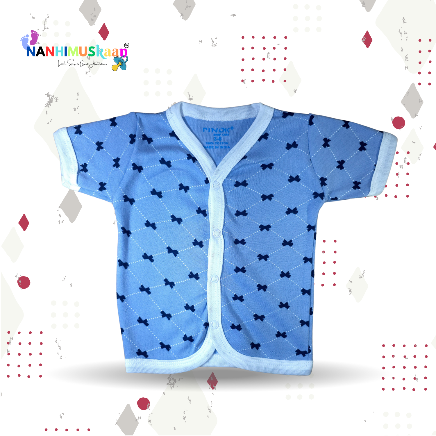 Newborn Baby Cotton Jablas set of 4