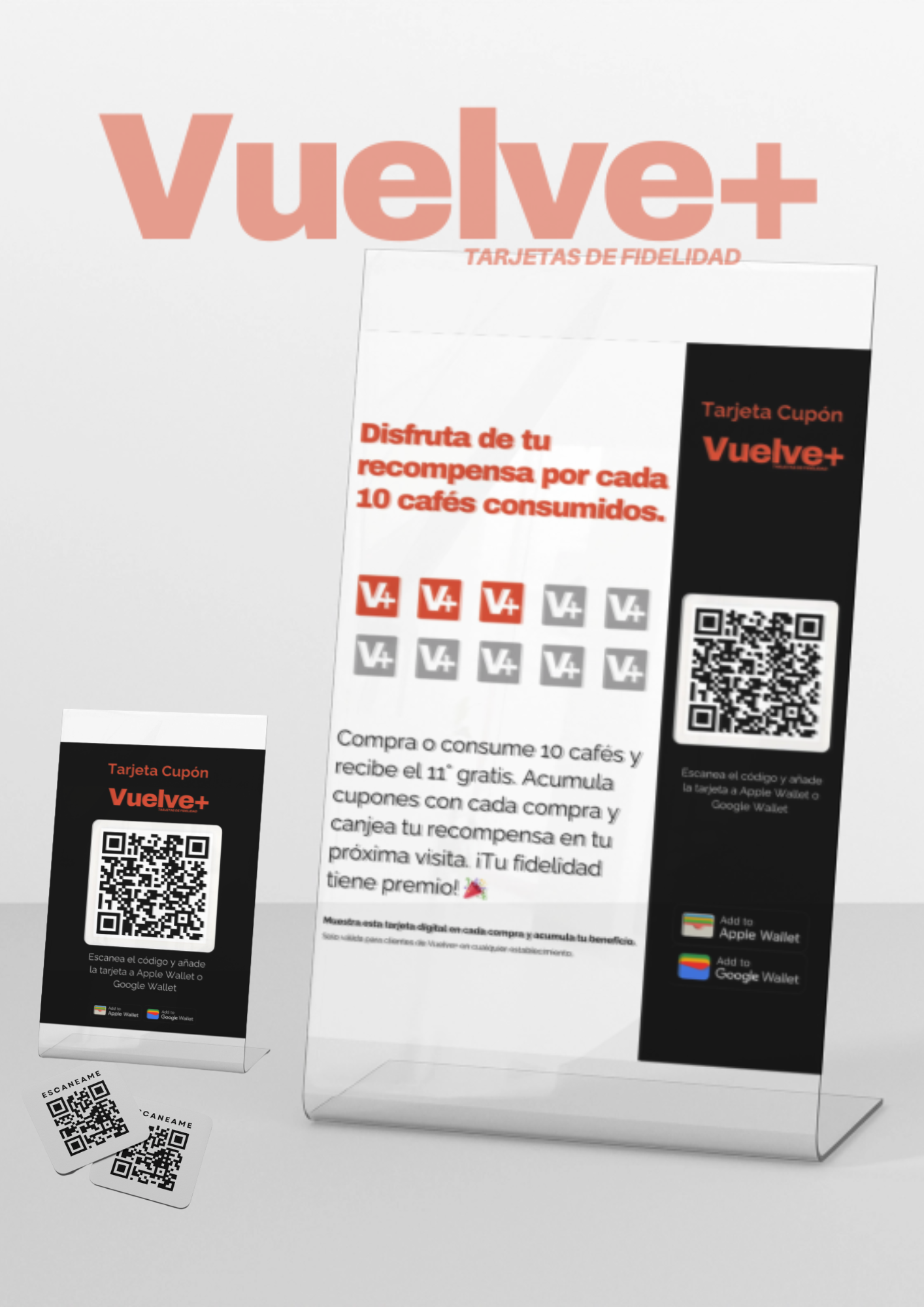 Kit Físico Personalizado Vuelve+ para tu Negocio