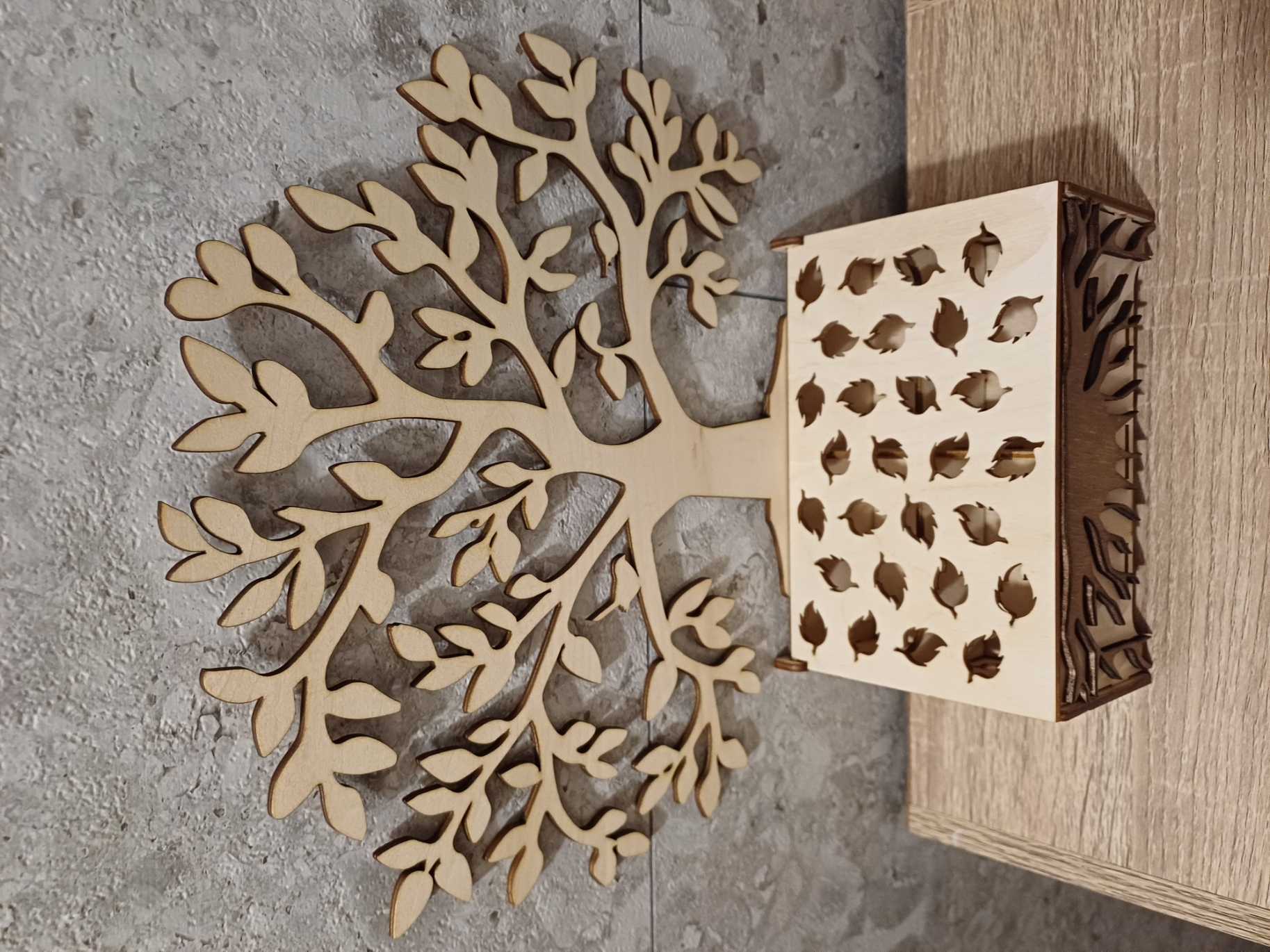Fichier de découpe d'un arbre porte-bijoux