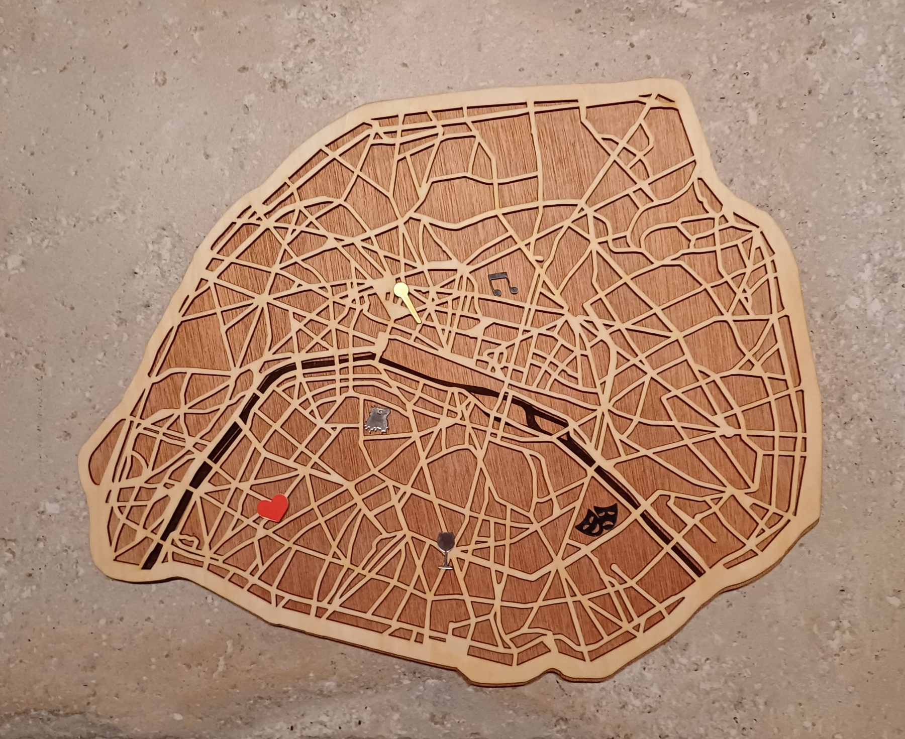 Fichier de découpe du plan de Paris