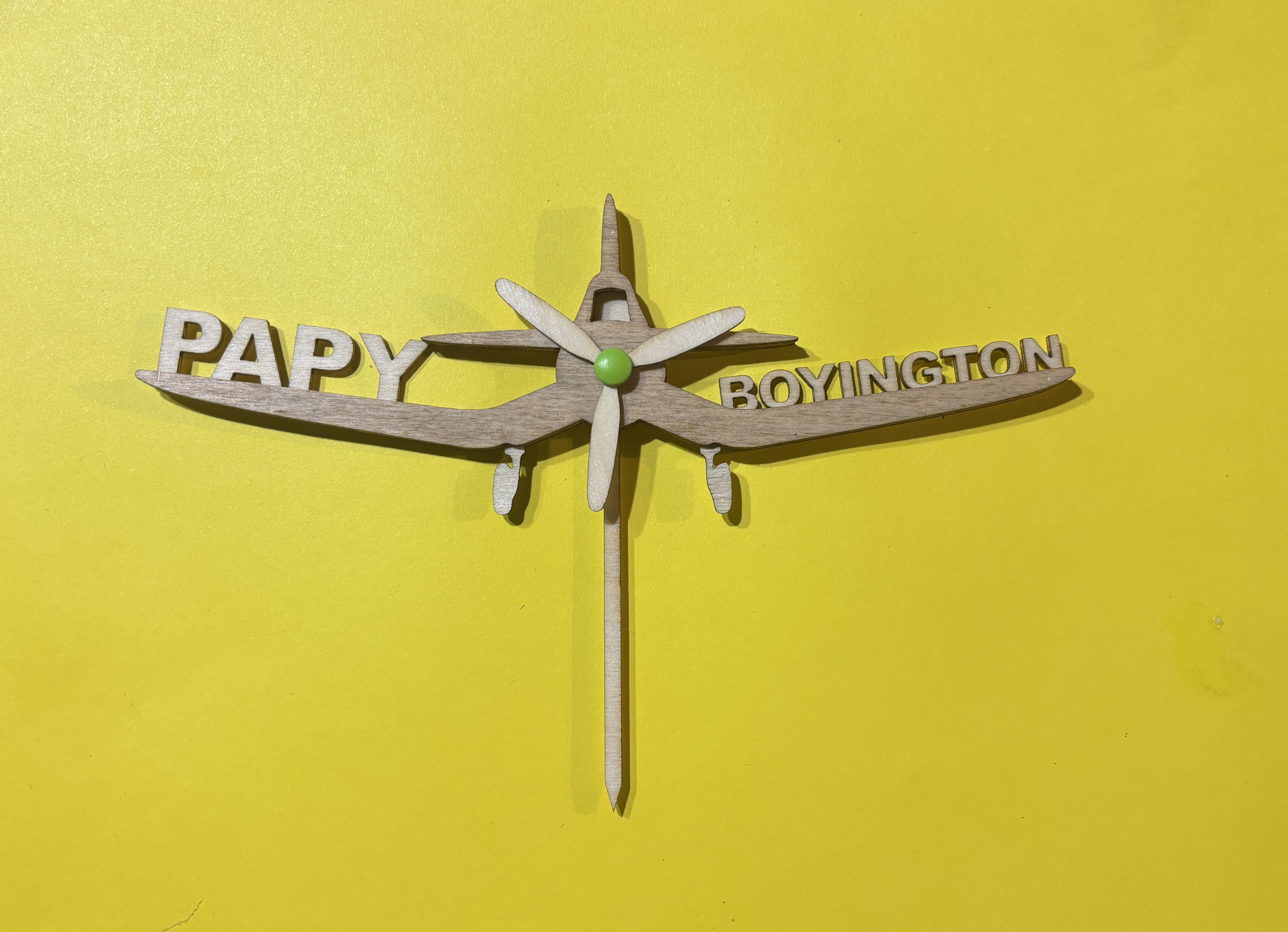 Fichier de découpe - Cake topper en forme d'avion