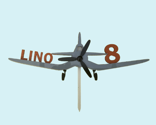 Fichier de découpe - Cake topper en forme d'avion