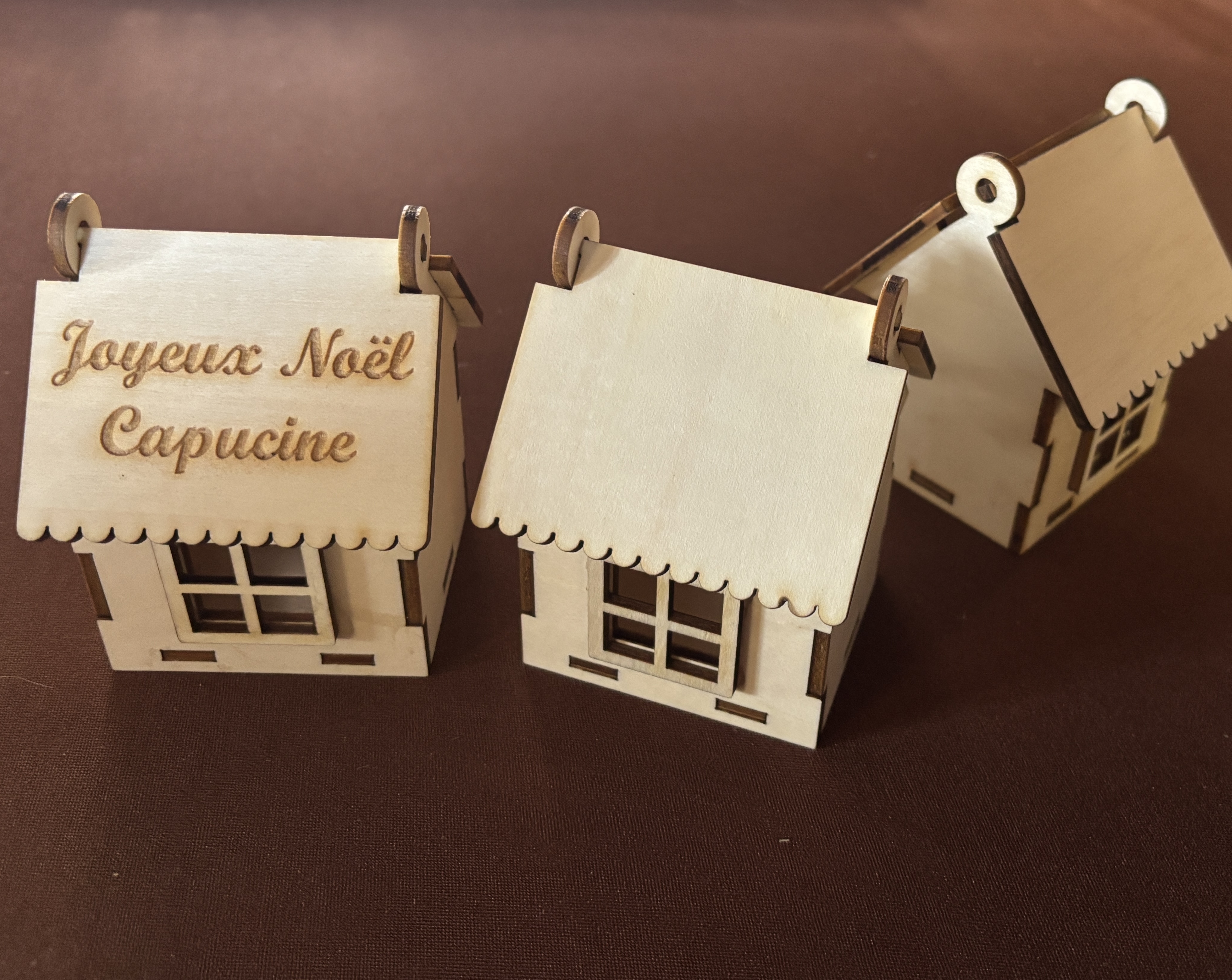 Mini maison en bois personnalisée