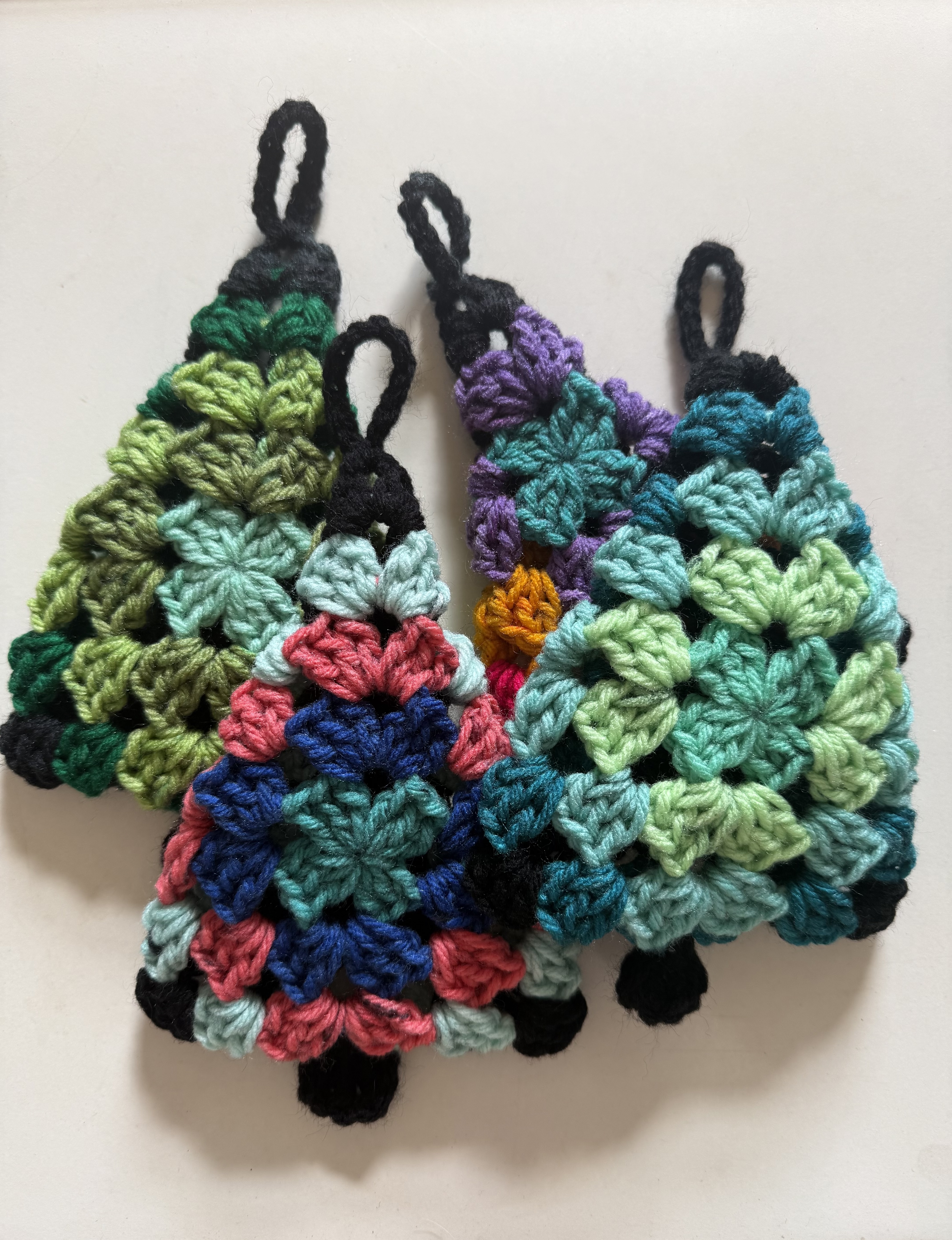 Granny Holiday Tree Ornament - Black