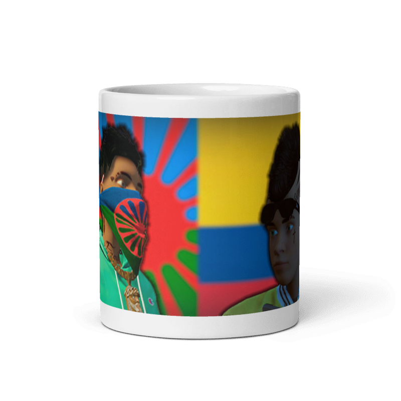 TAZA SAMU Y SANTI