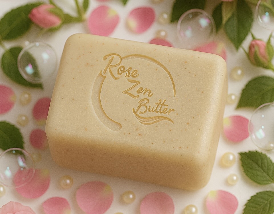 Rose Zen Butter Complexion Face Soap (Full Size Bar)