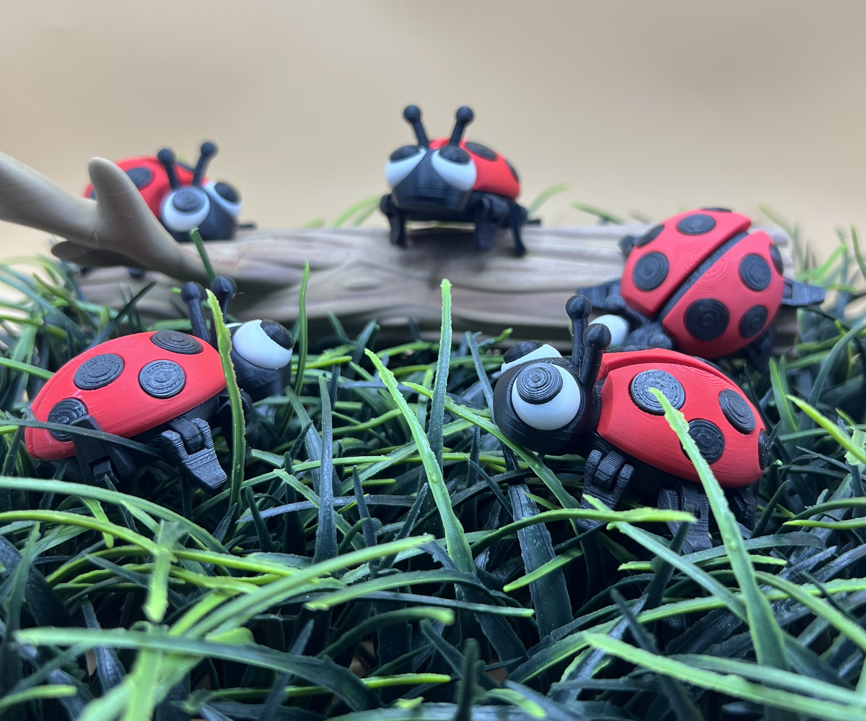 Refrigerator Magnets -Turtle or Ladybug