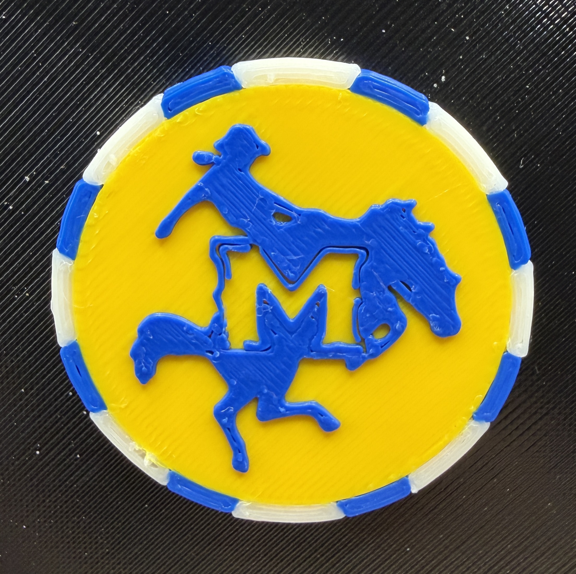 McNeese Poker Chip Magnet 