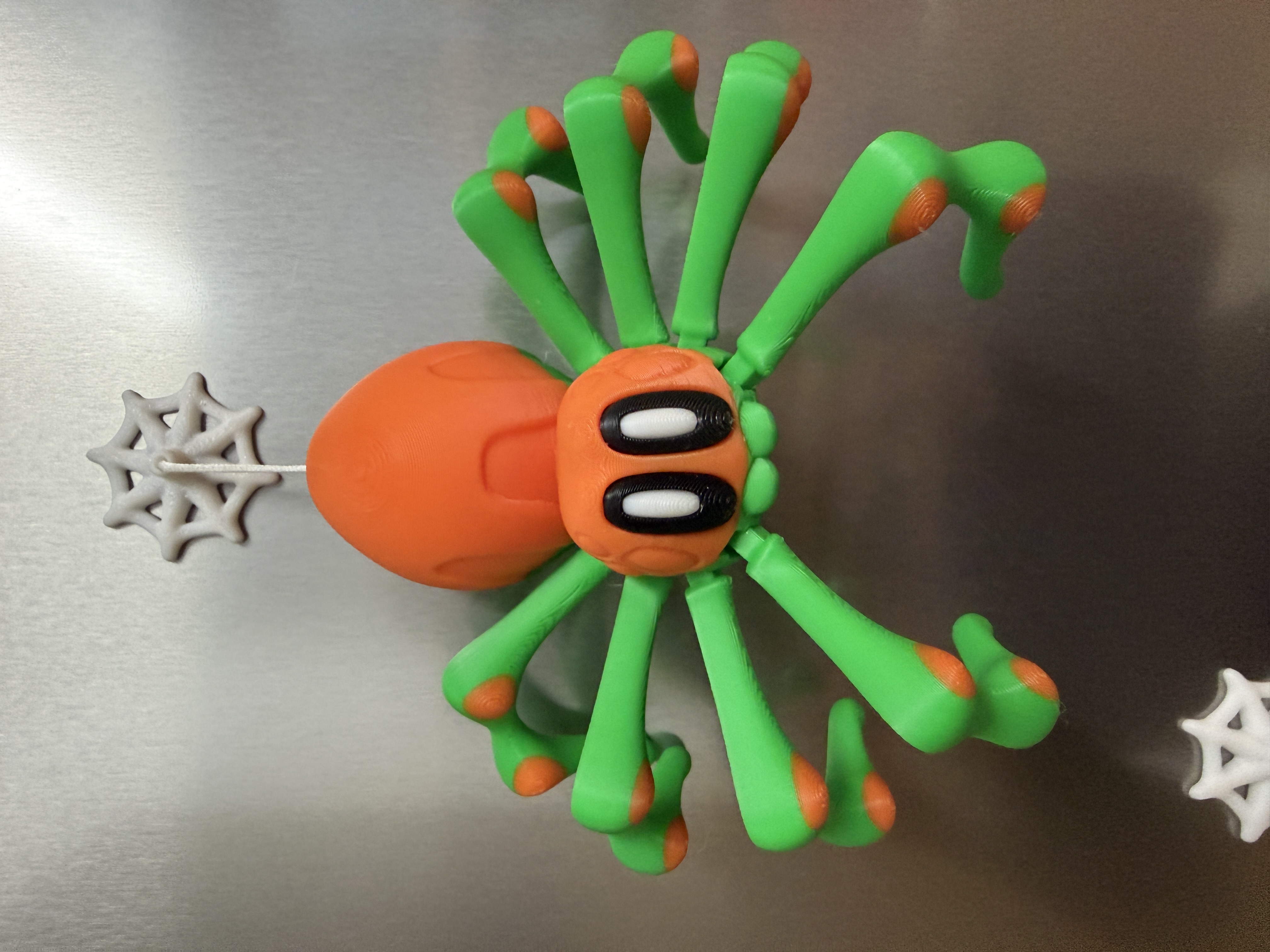 Spider with Magnetic Web