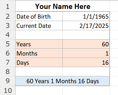 Age Calculator
