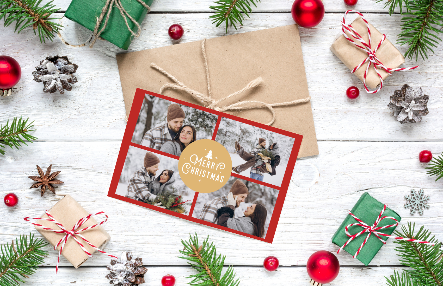 Personalised Christmas Greeting Card